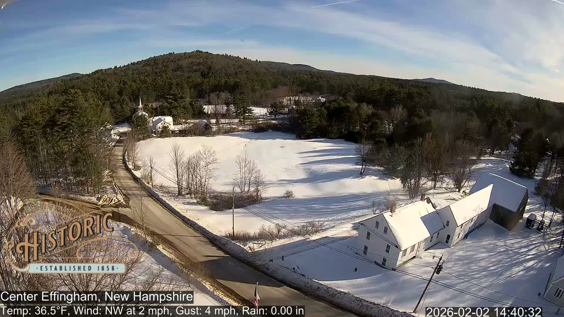 Effingham Skyline Live Cam -  New Hampshire , USA  