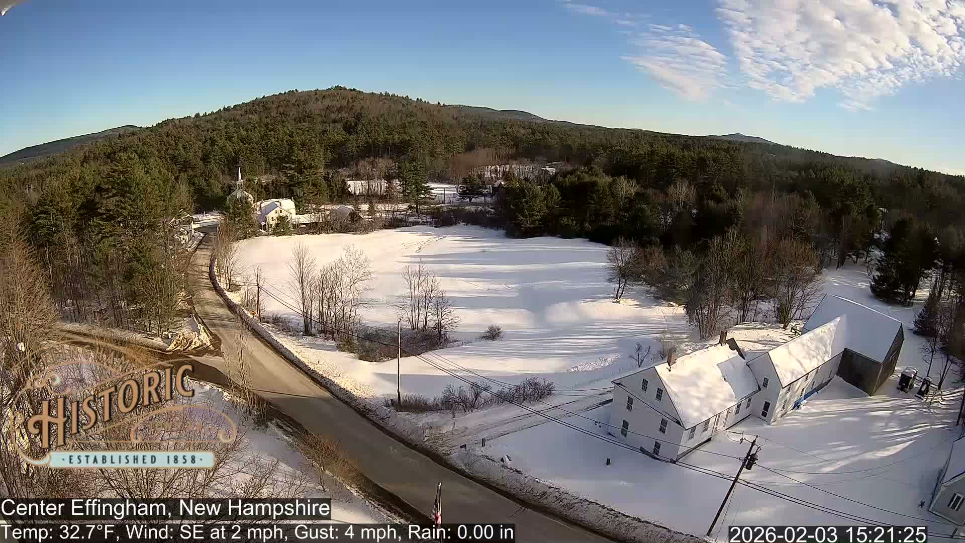 Effingham Skyline Live Cam -  New Hampshire , USA  