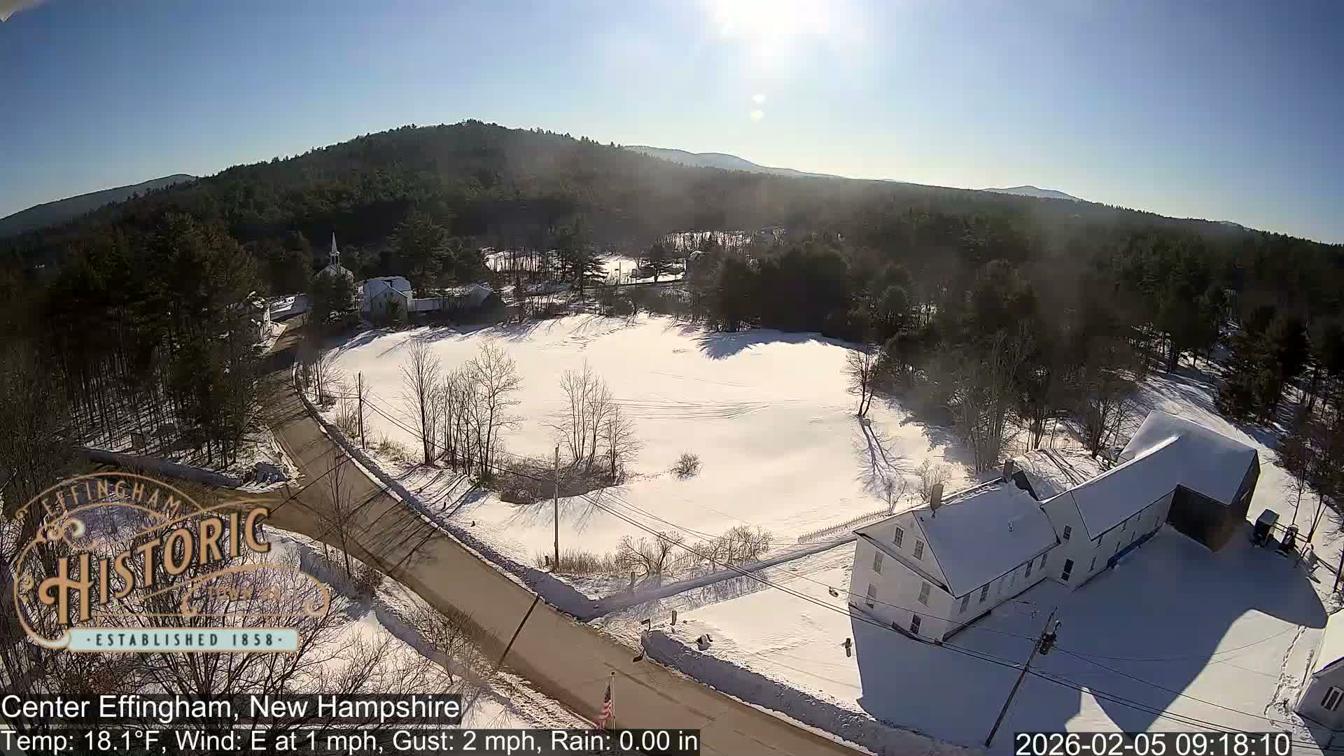 Effingham Skyline Live Cam -  New Hampshire , USA  