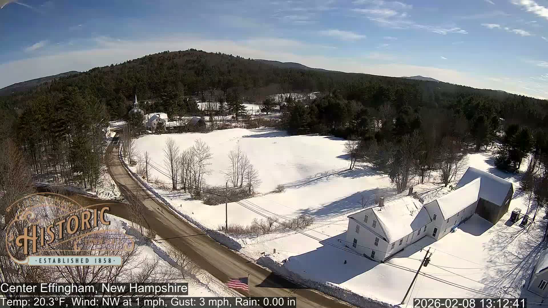 Effingham Skyline Live Cam -  New Hampshire , USA  