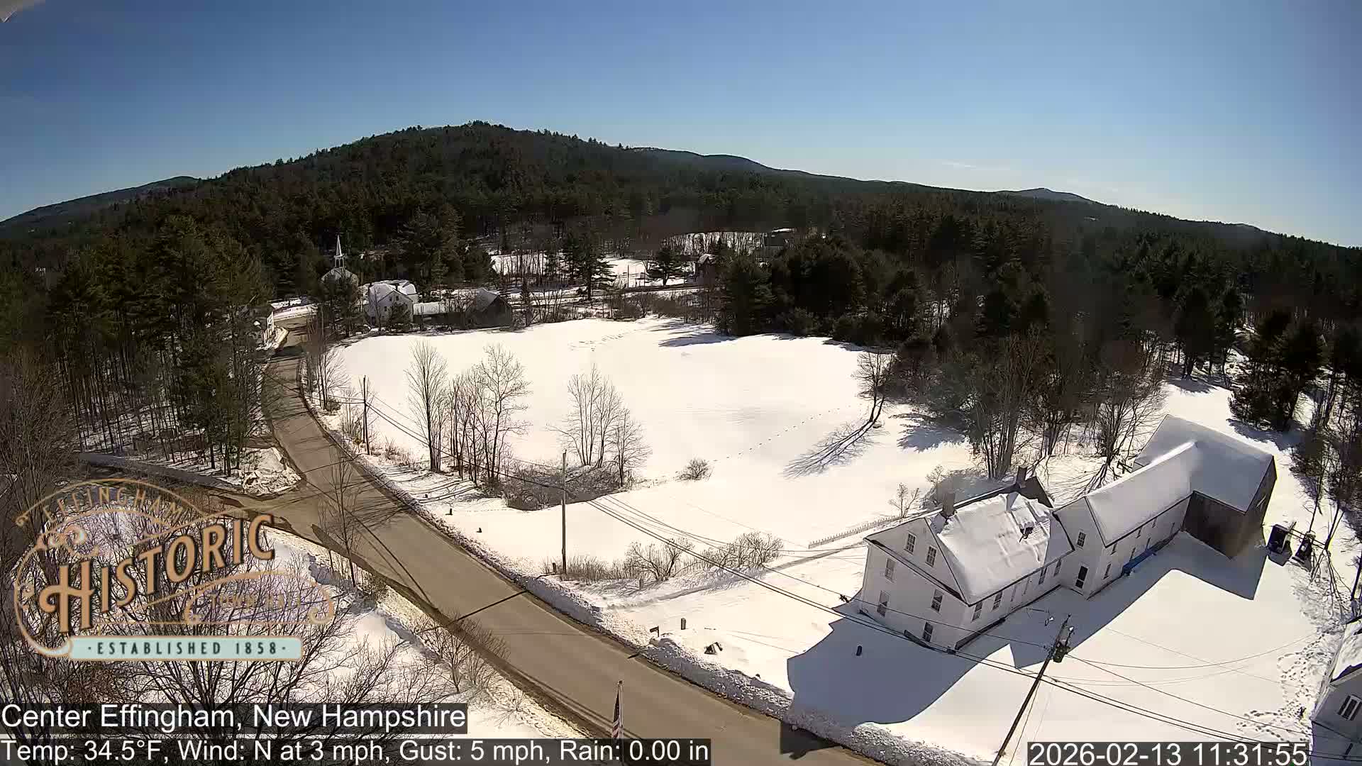 Effingham Skyline Live Cam -  New Hampshire , USA  