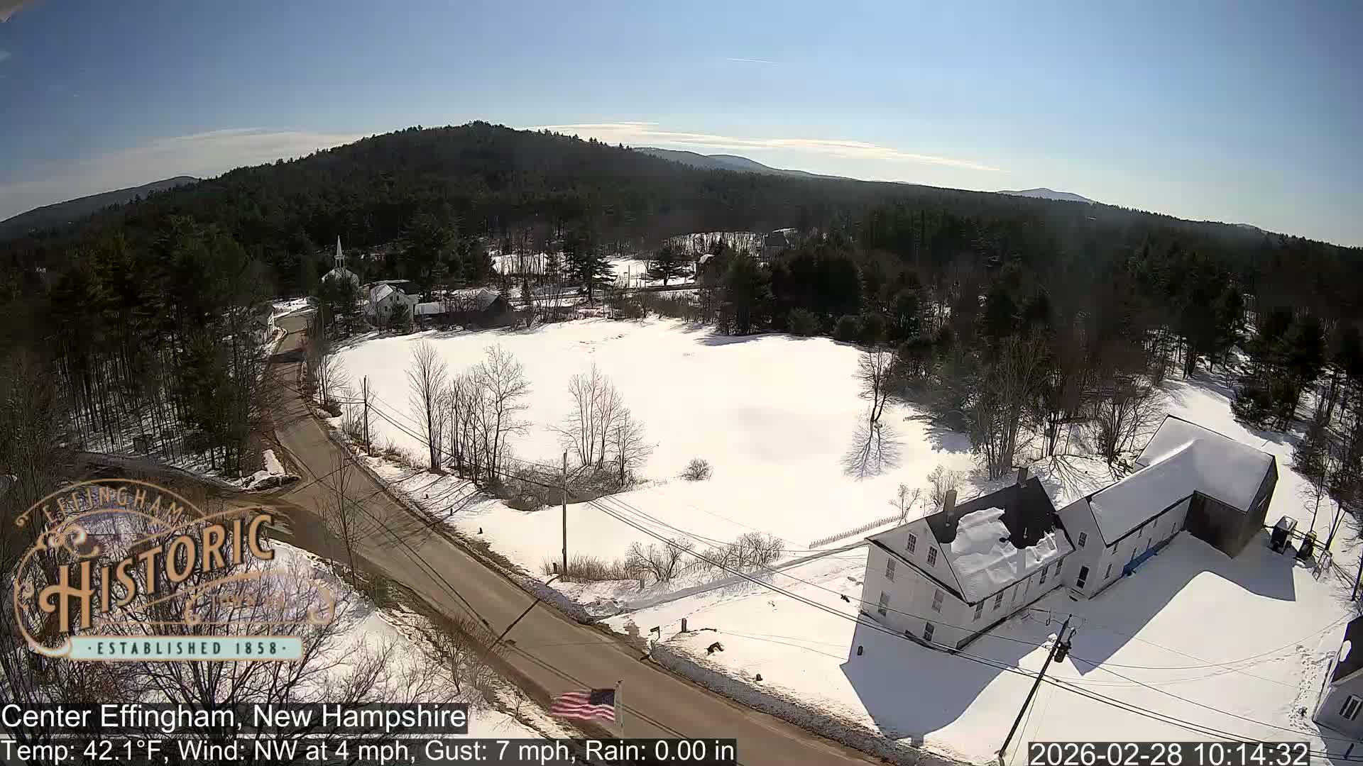 Effingham Skyline Live Cam -  New Hampshire , USA  