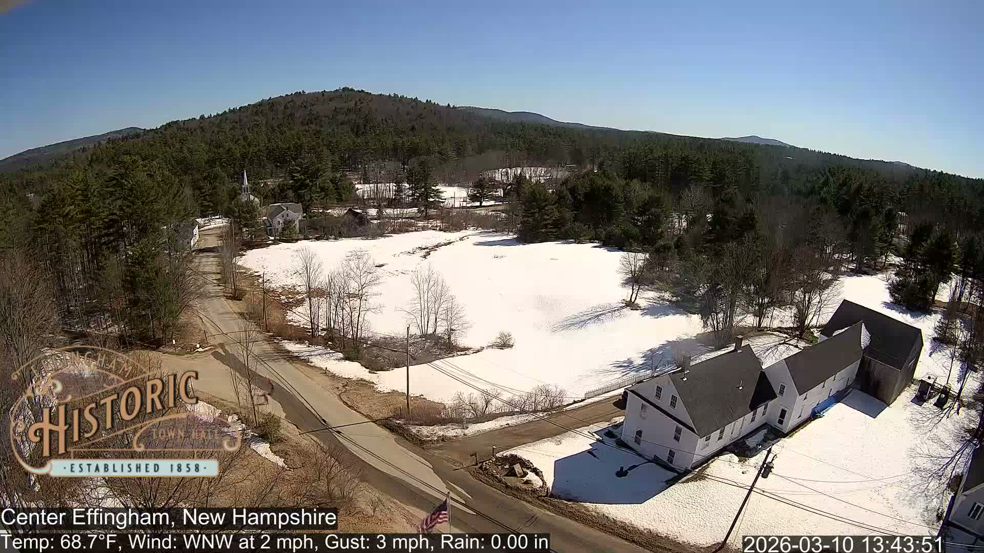 Effingham Skyline Live Cam -  New Hampshire , USA  