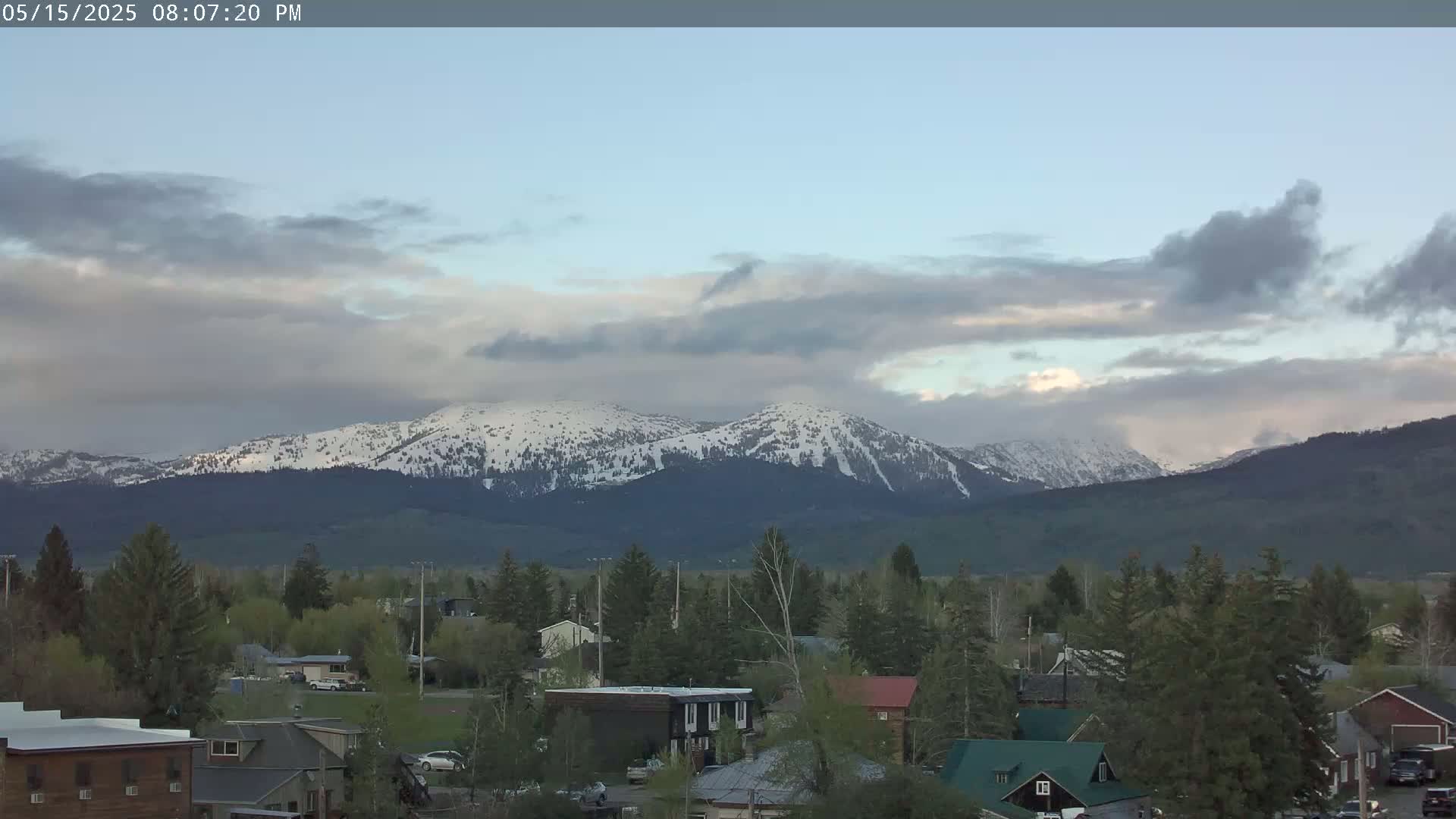 Driggs Village & Grand Targhee Habitat / Mountains Live Cam - Driggs, Teton, Idaho, USA