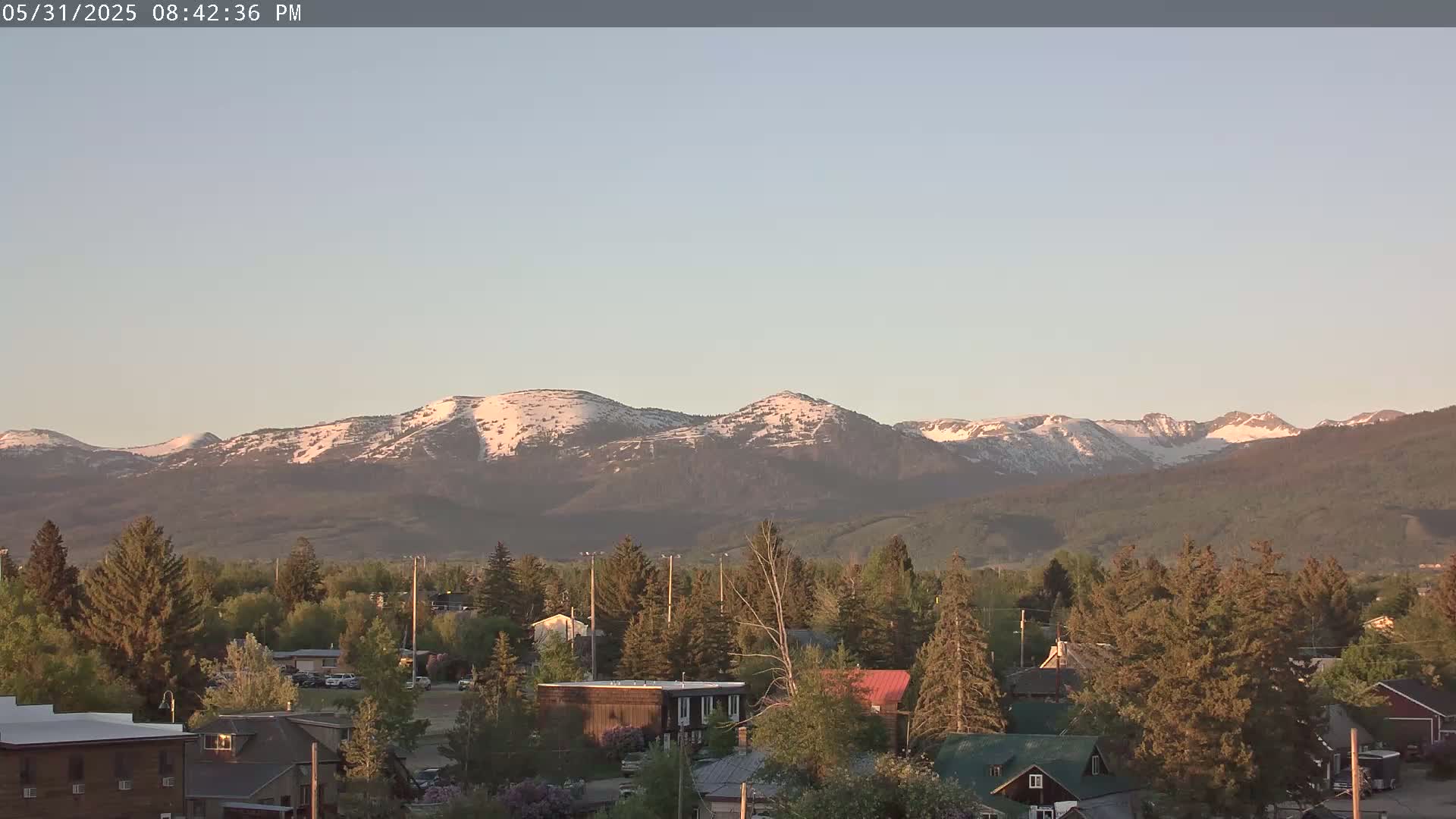 Driggs Village & Grand Targhee Habitat / Mountains Live Cam - Driggs, Teton, Idaho, USA