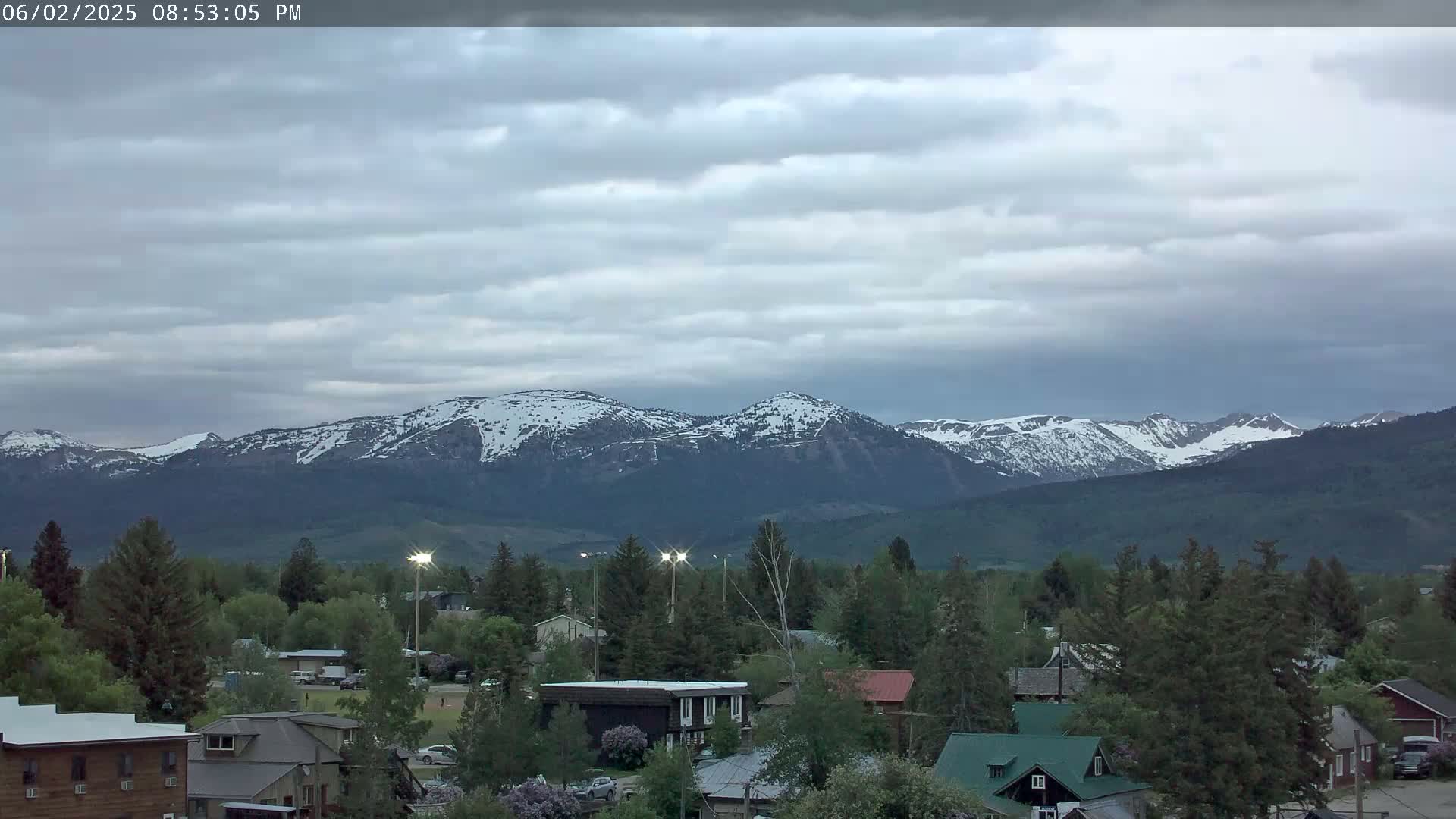 Driggs Village & Grand Targhee Habitat / Mountains Live Cam - Driggs, Teton, Idaho, USA