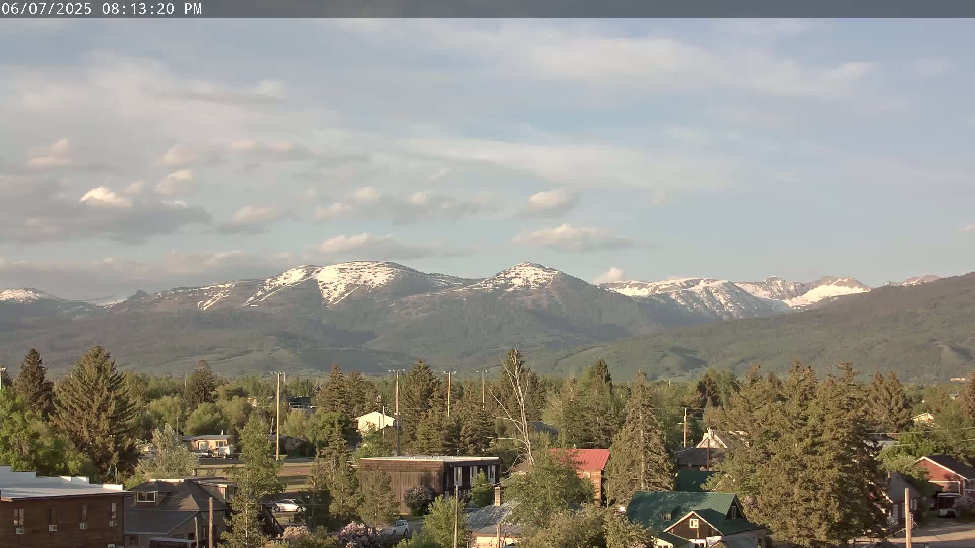 Driggs Village & Grand Targhee Habitat / Mountains Live Cam - Driggs, Teton, Idaho, USA