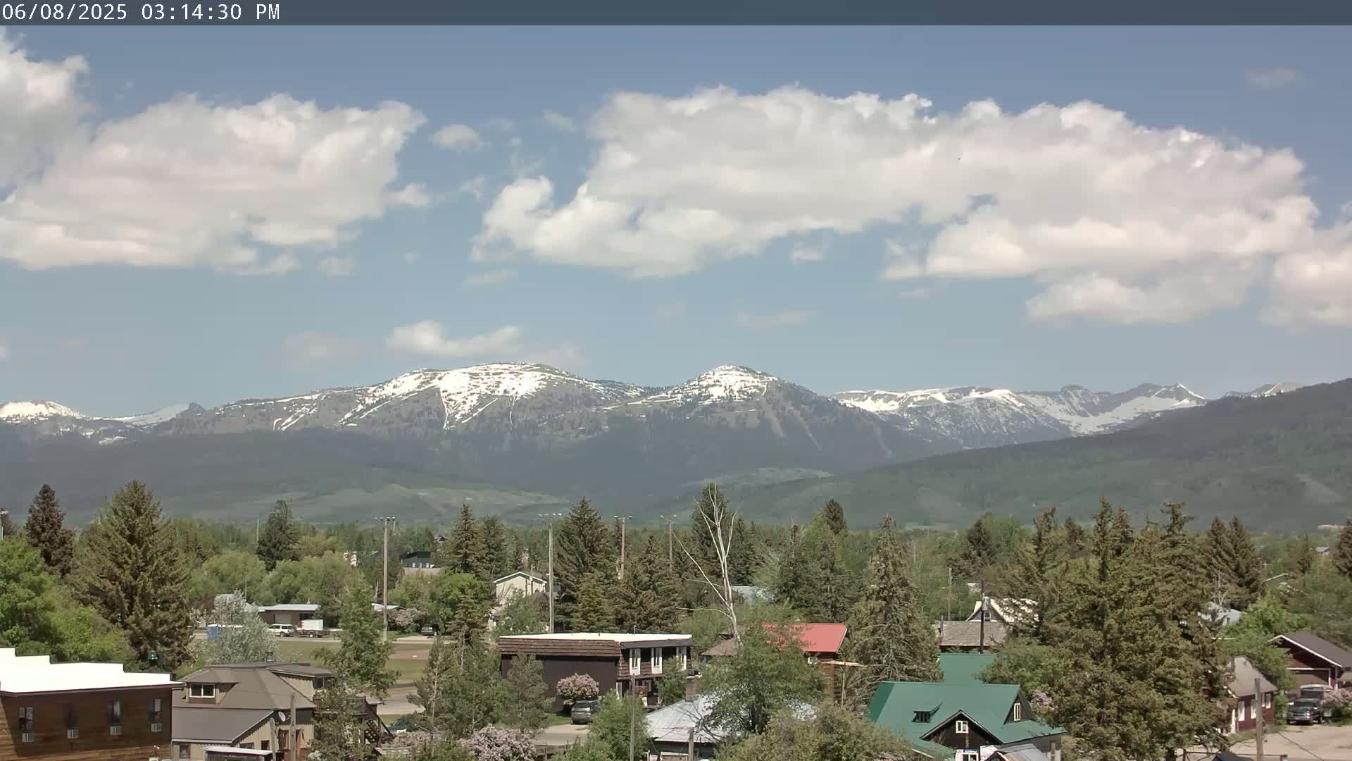 Driggs Village & Grand Targhee Habitat / Mountains Live Cam - Driggs, Teton, Idaho, USA