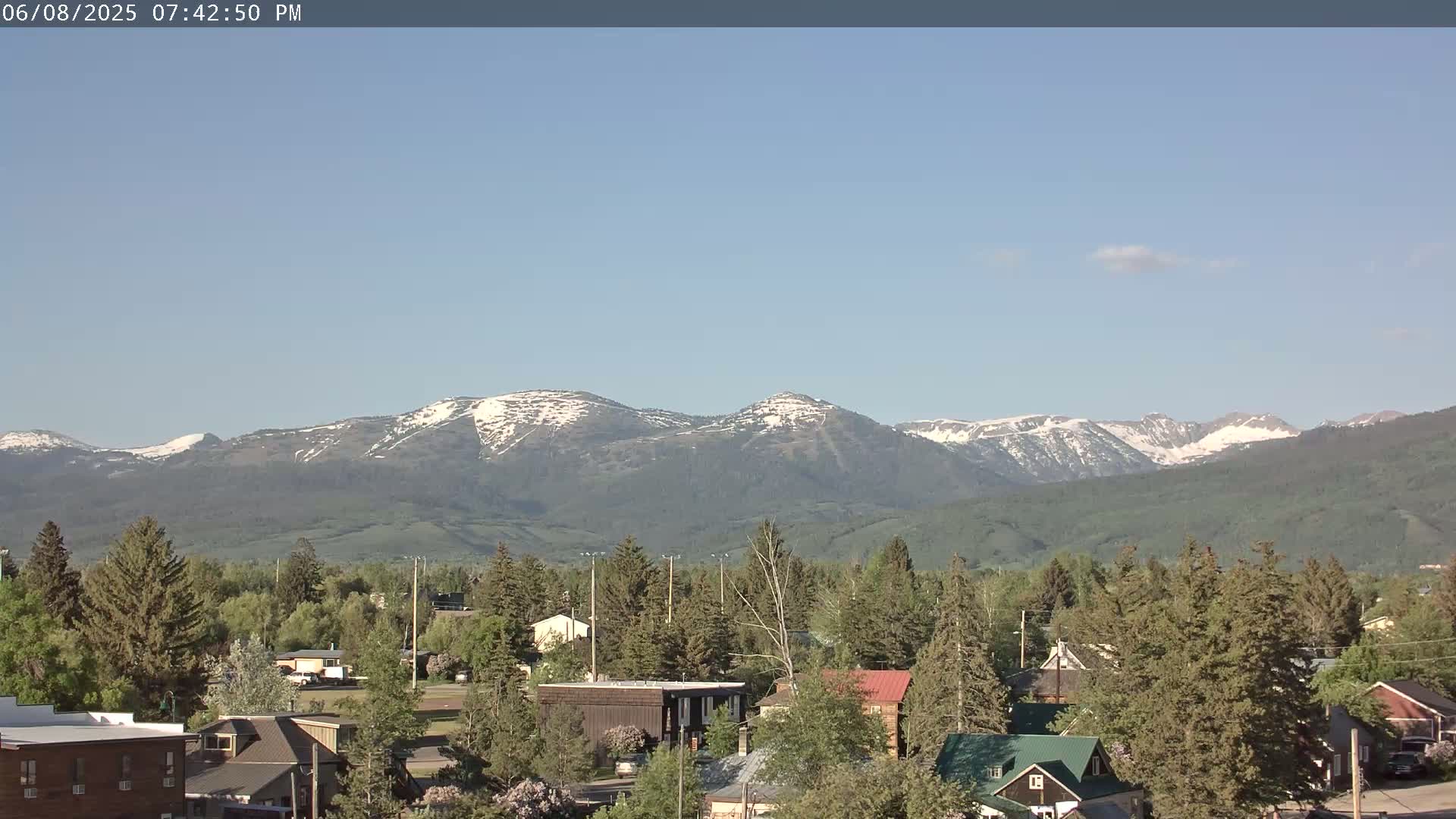 Driggs Village & Grand Targhee Habitat / Mountains Live Cam - Driggs, Teton, Idaho, USA