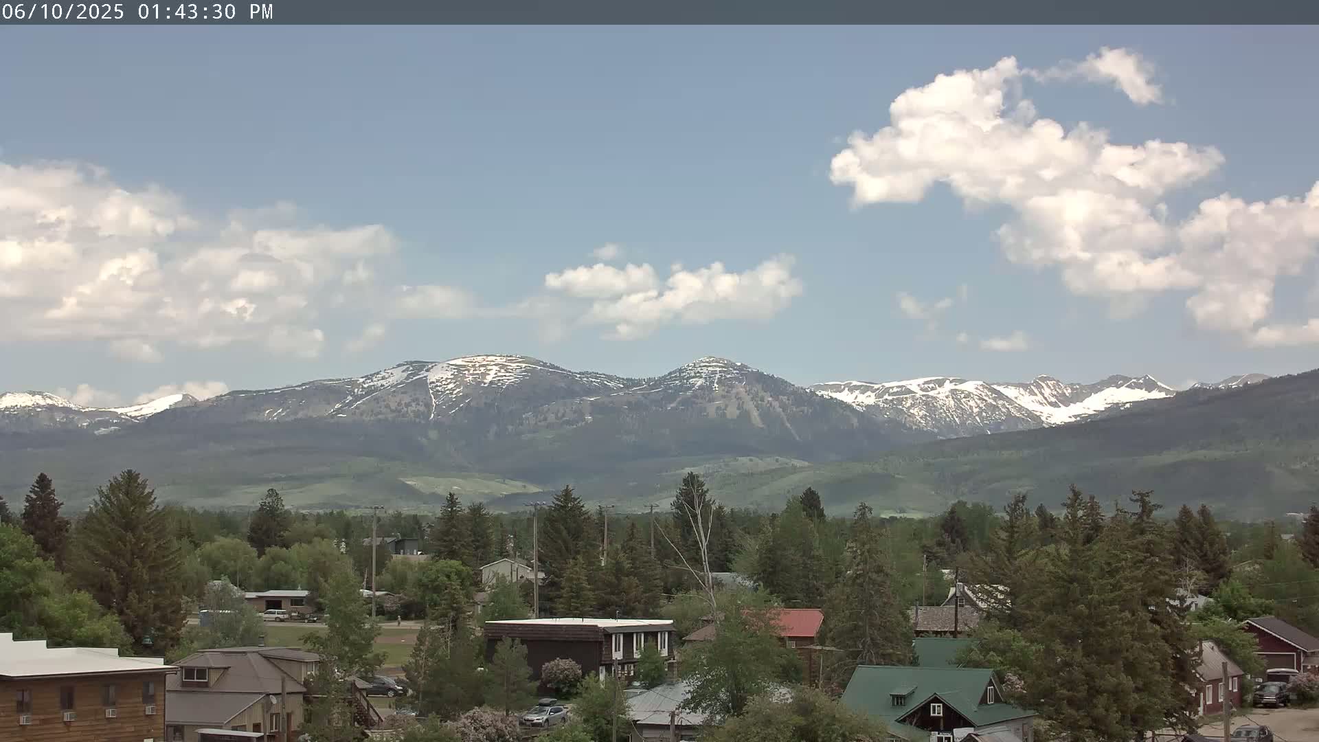 Driggs Village & Grand Targhee Habitat / Mountains Live Cam - Driggs, Teton, Idaho, USA