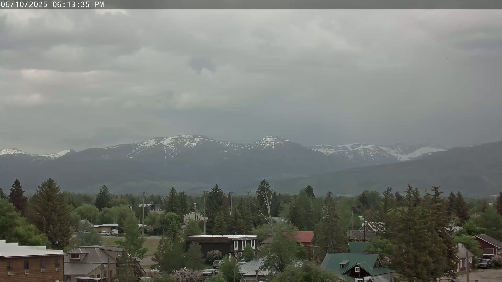 Driggs Village & Grand Targhee Habitat / Mountains Live Cam - Driggs, Teton, Idaho, USA