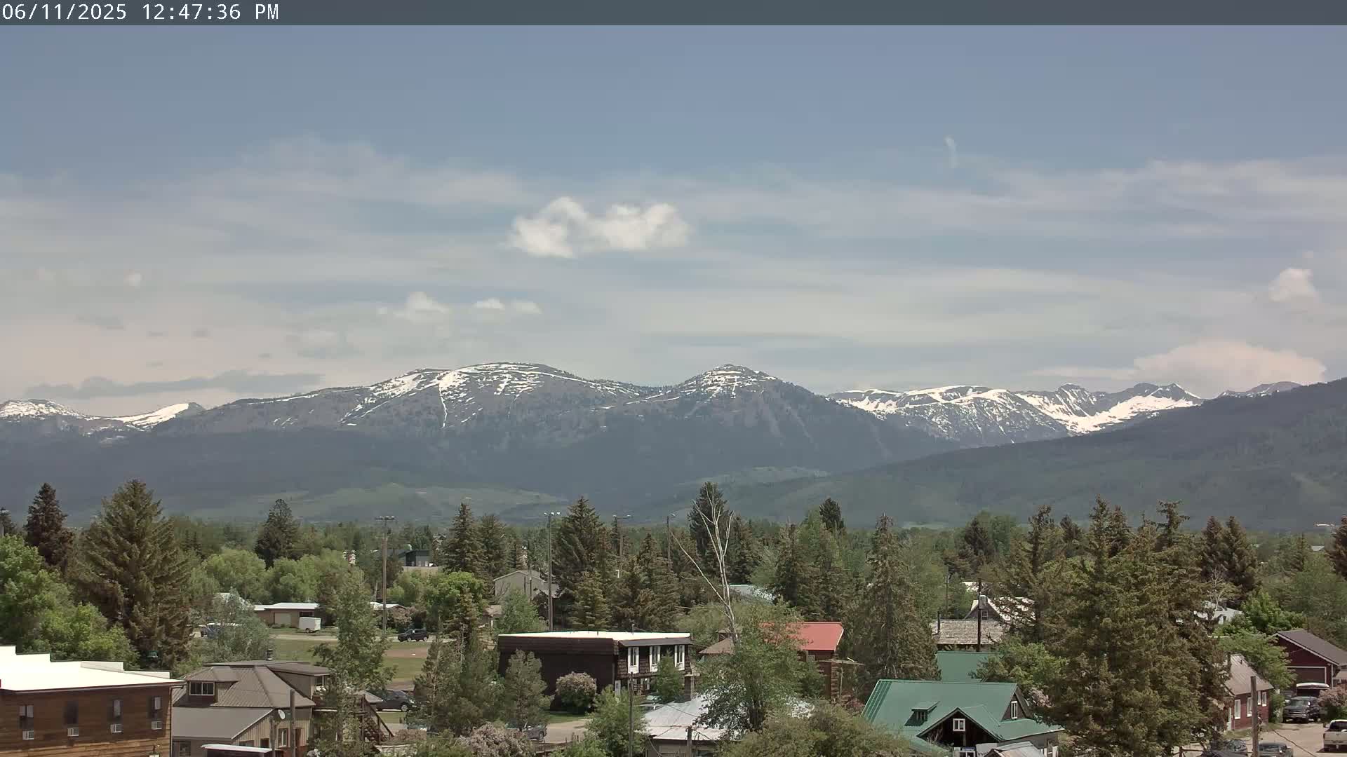 Driggs Village & Grand Targhee Habitat / Mountains Live Cam - Driggs, Teton, Idaho, USA