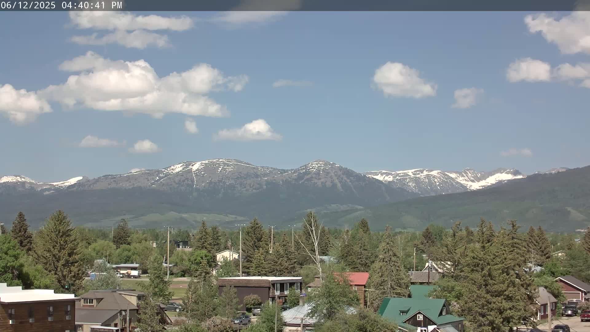 Driggs Village & Grand Targhee Habitat / Mountains Live Cam - Driggs, Teton, Idaho, USA