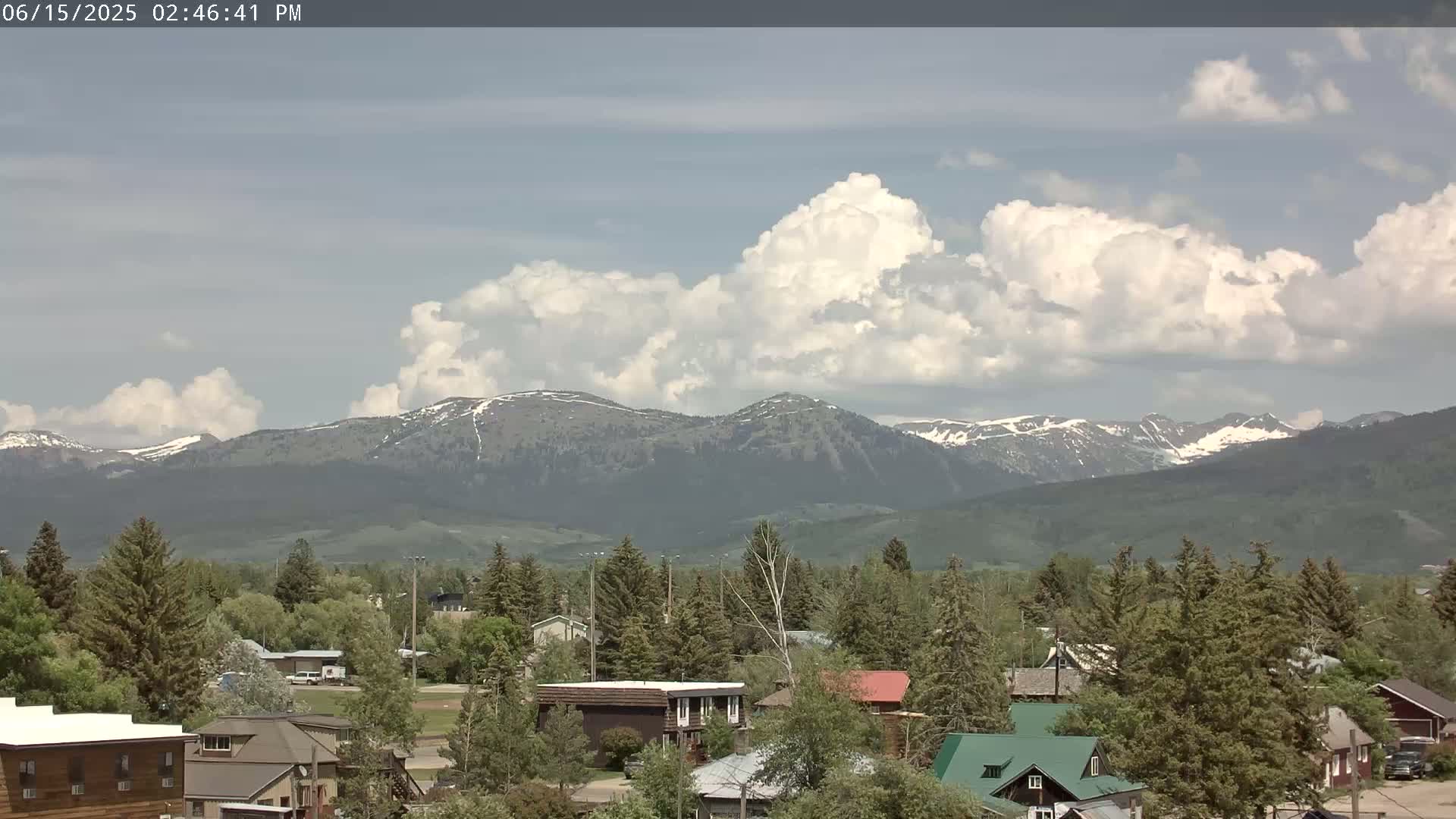 Driggs Village & Grand Targhee Habitat / Mountains Live Cam - Driggs, Teton, Idaho, USA