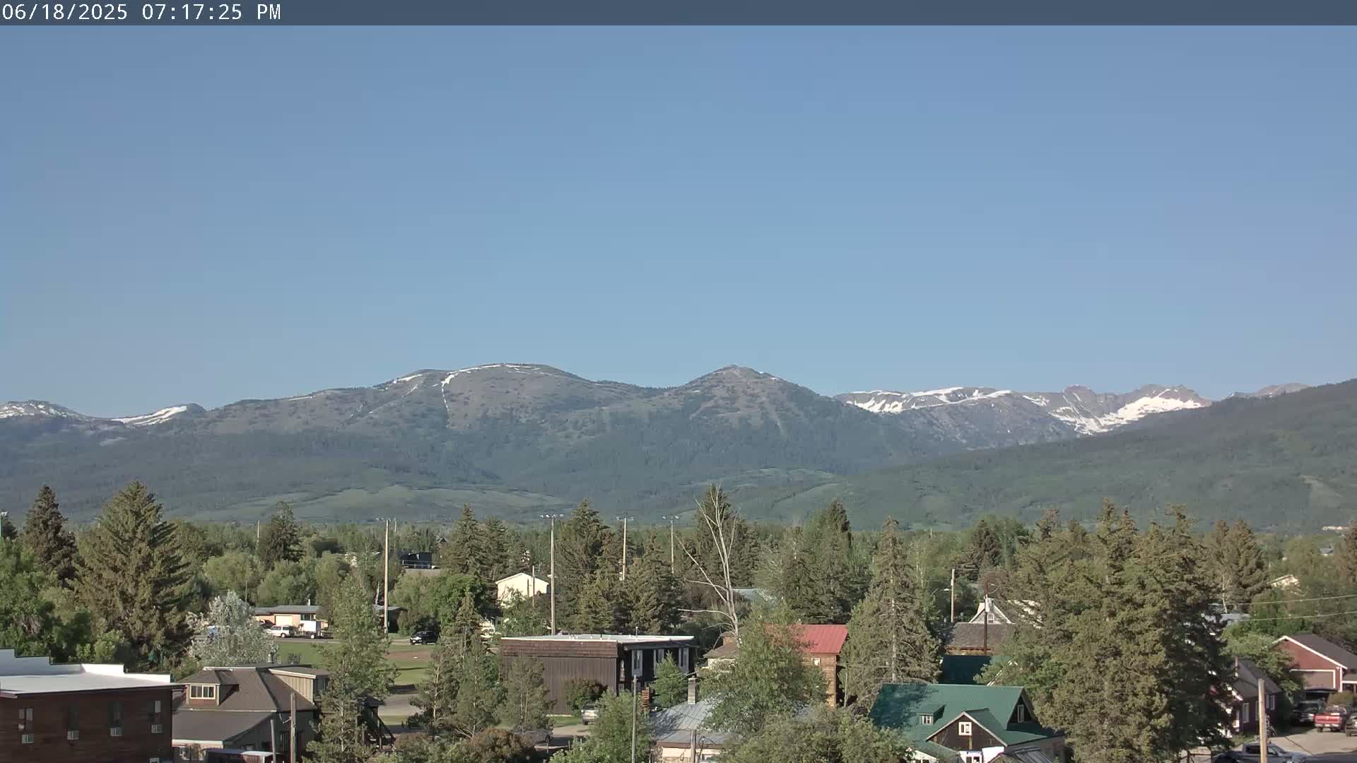 Driggs Village & Grand Targhee Habitat / Mountains Live Cam - Driggs, Teton, Idaho, USA