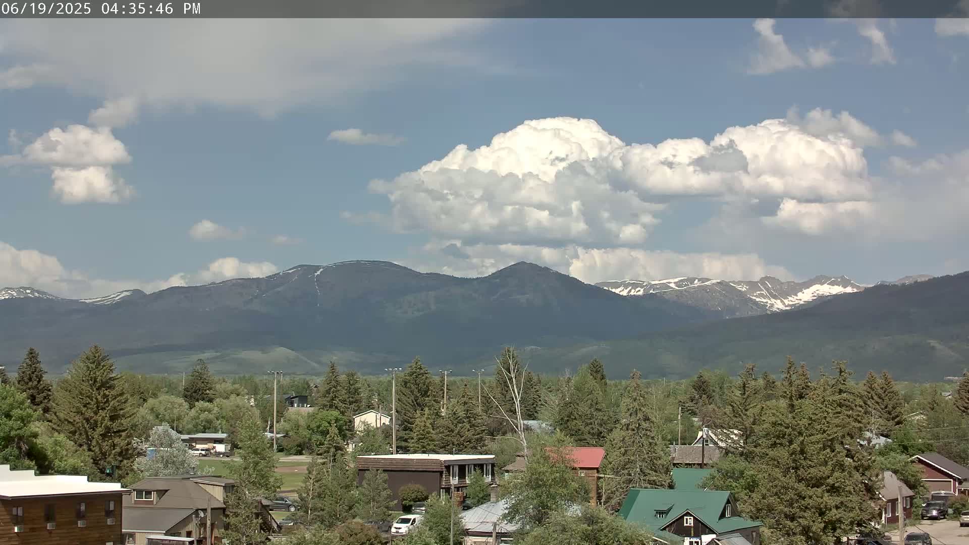 Driggs Village & Grand Targhee Habitat / Mountains Live Cam - Driggs, Teton, Idaho, USA
