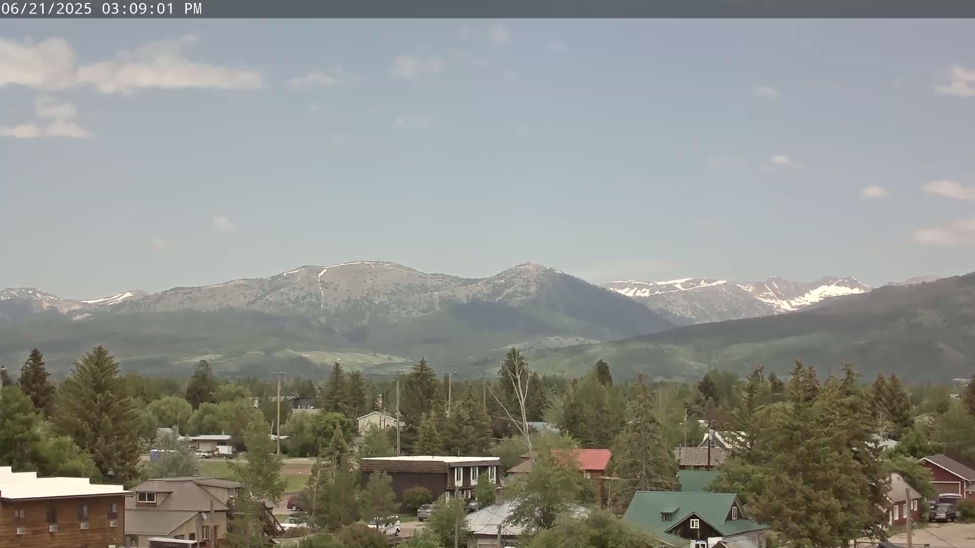 Driggs Village & Grand Targhee Habitat / Mountains Live Cam - Driggs, Teton, Idaho, USA