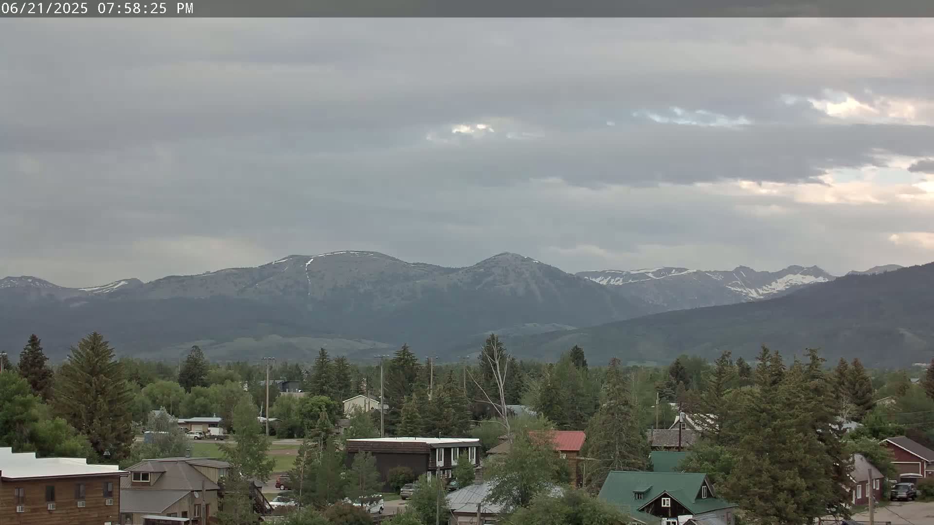 Driggs Village & Grand Targhee Habitat / Mountains Live Cam - Driggs, Teton, Idaho, USA