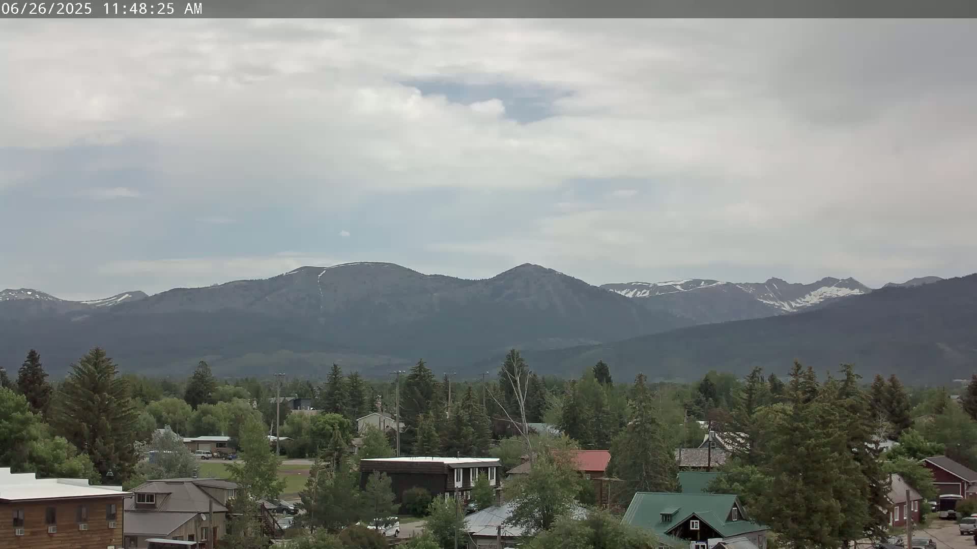 Driggs Village & Grand Targhee Habitat / Mountains Live Cam - Driggs, Teton, Idaho, USA