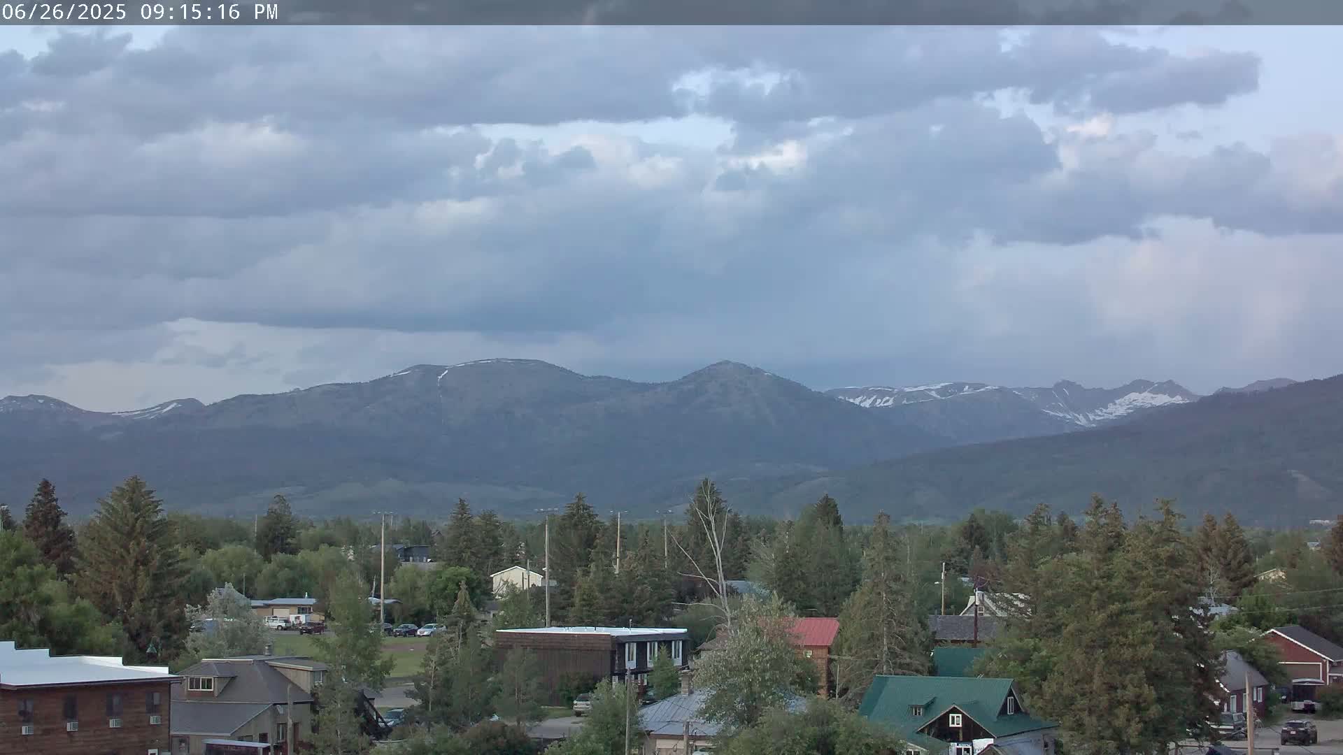 Driggs Village & Grand Targhee Habitat / Mountains Live Cam - Driggs, Teton, Idaho, USA