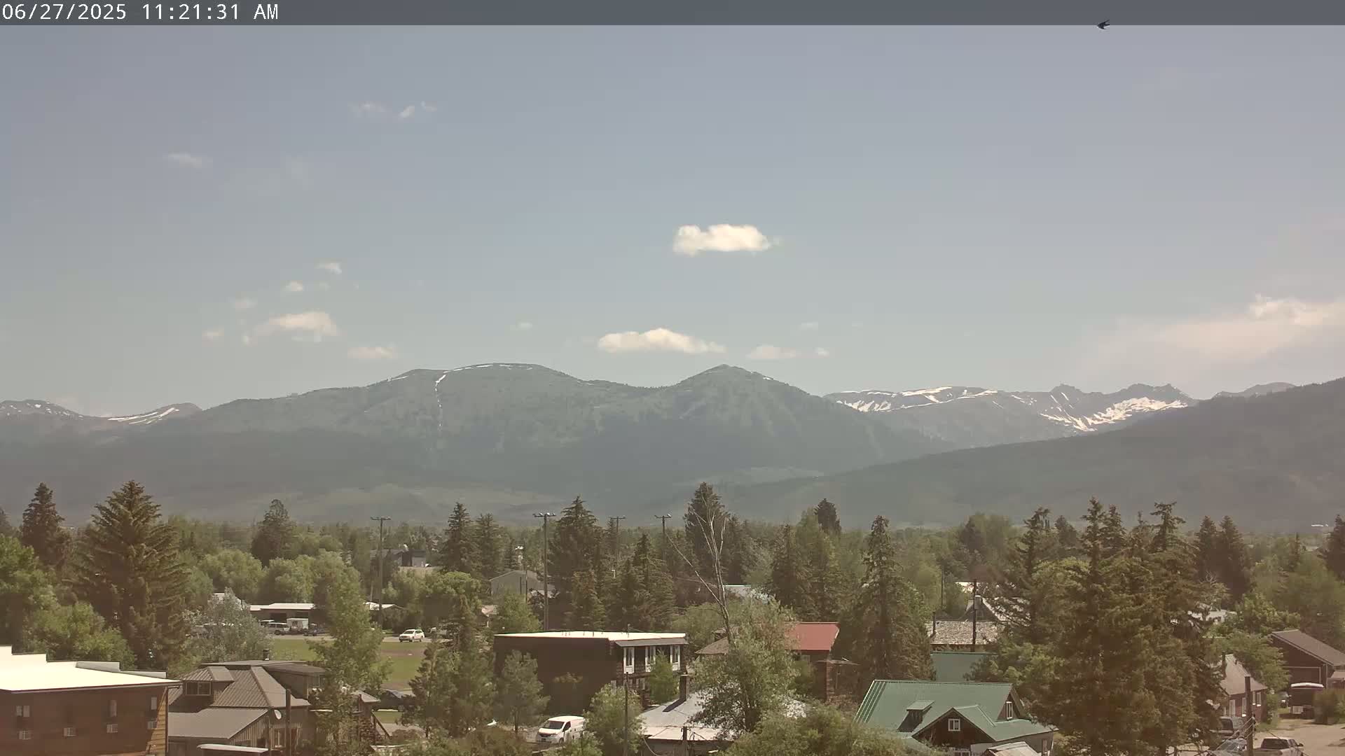 Driggs Village & Grand Targhee Habitat / Mountains Live Cam - Driggs, Teton, Idaho, USA