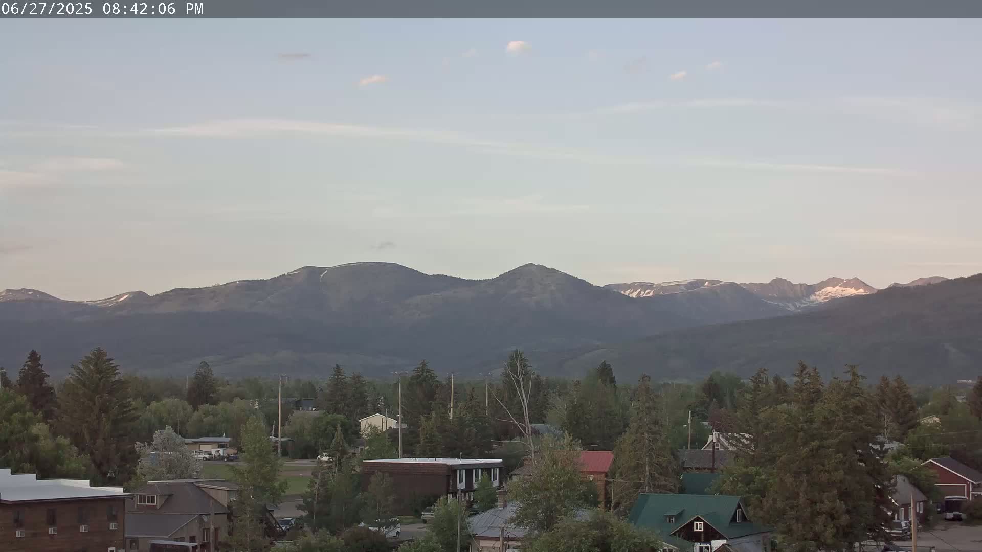 Driggs Village & Grand Targhee Habitat / Mountains Live Cam - Driggs, Teton, Idaho, USA