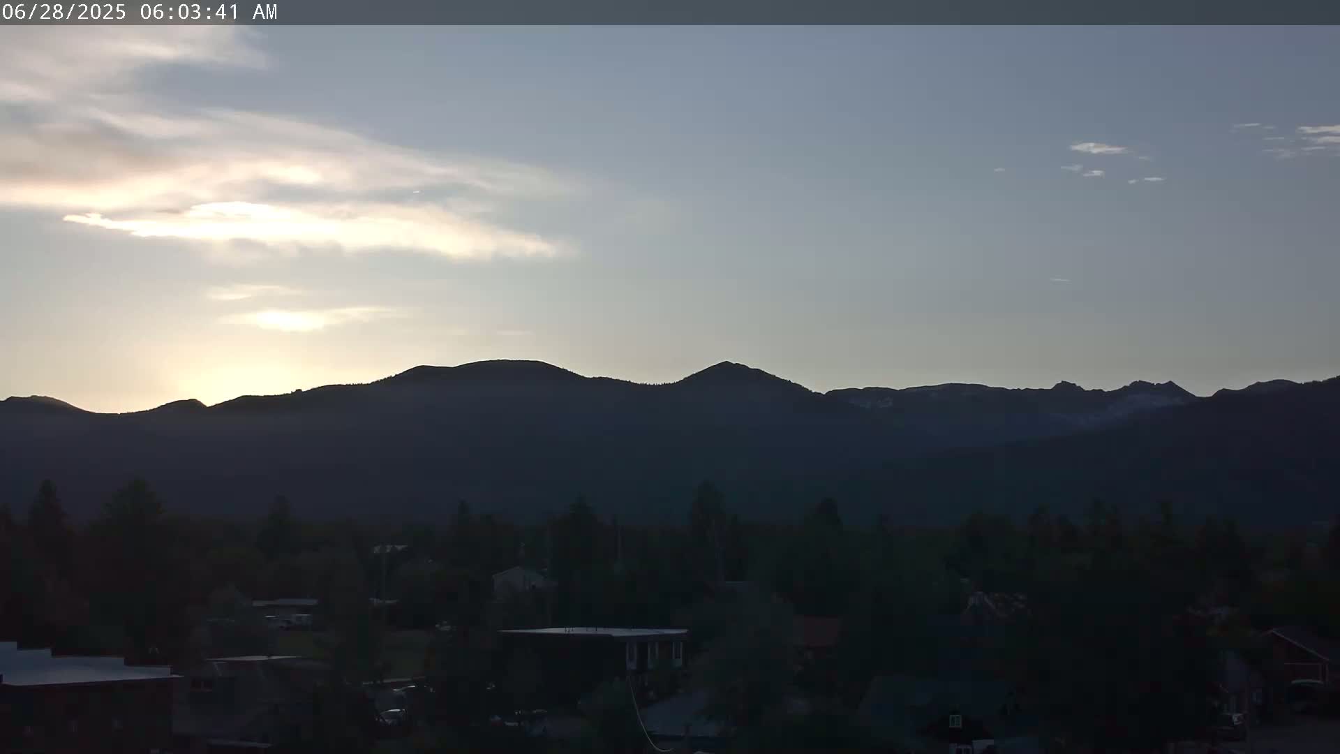 Driggs Village & Grand Targhee Habitat / Mountains Live Cam - Driggs, Teton, Idaho, USA