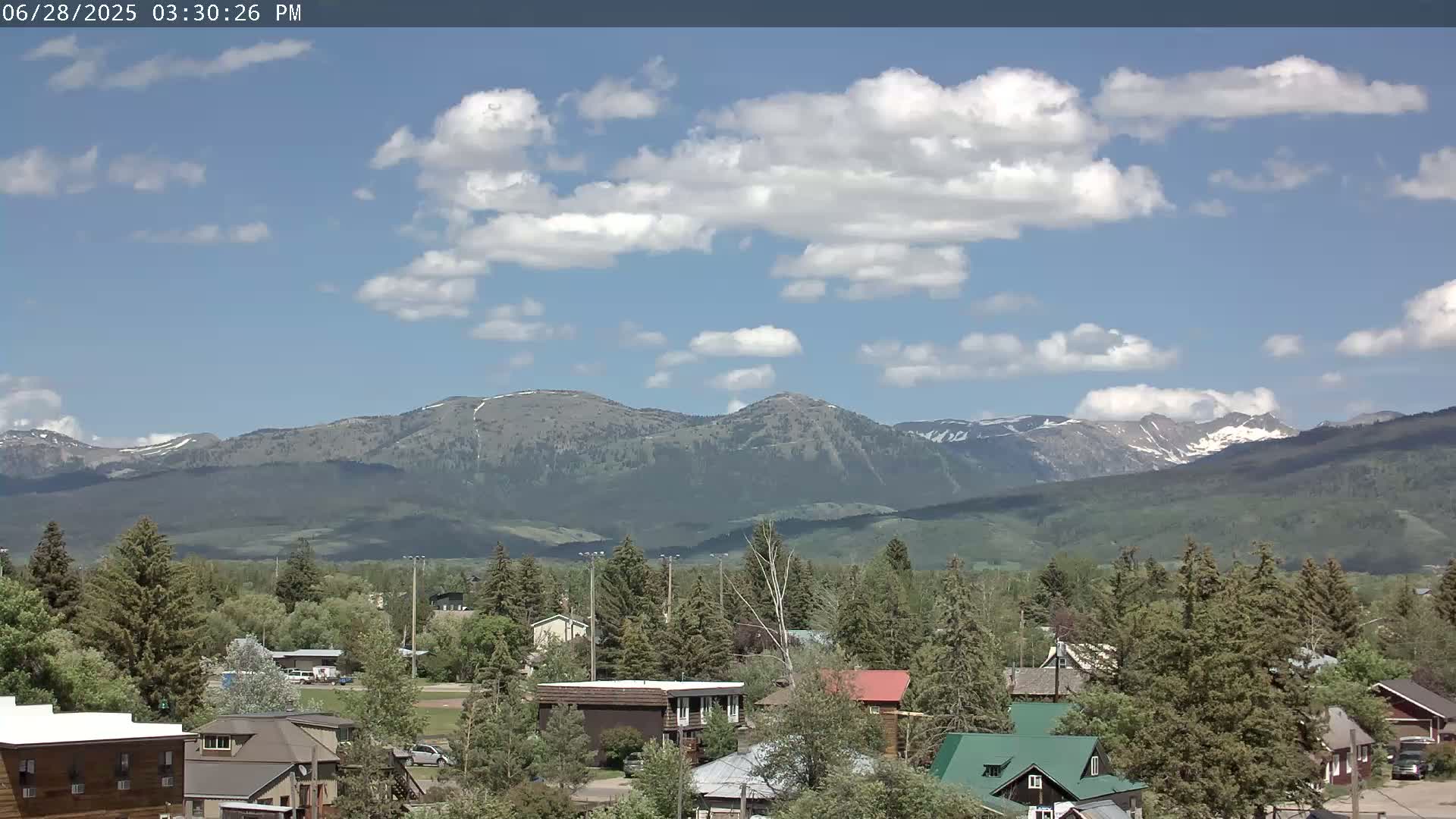 Driggs Village & Grand Targhee Habitat / Mountains Live Cam - Driggs, Teton, Idaho, USA