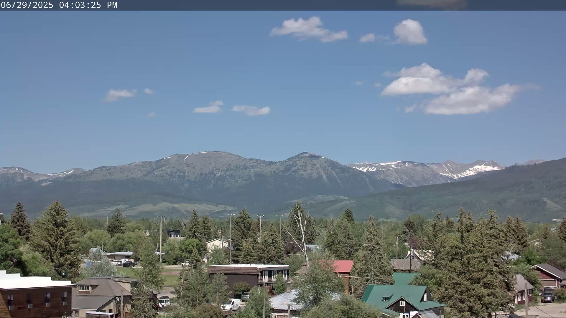 Driggs Village & Grand Targhee Habitat / Mountains Live Cam - Driggs, Teton, Idaho, USA