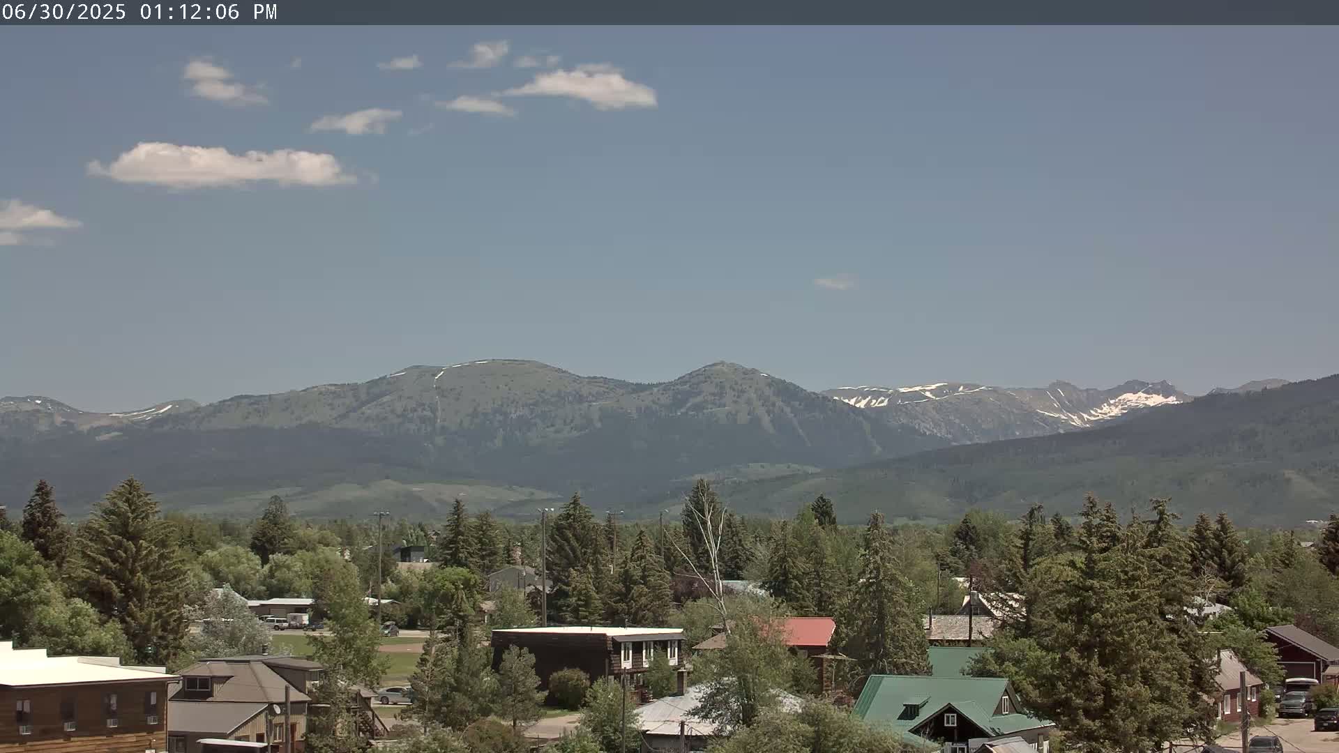 Driggs Village & Grand Targhee Habitat / Mountains Live Cam - Driggs, Teton, Idaho, USA