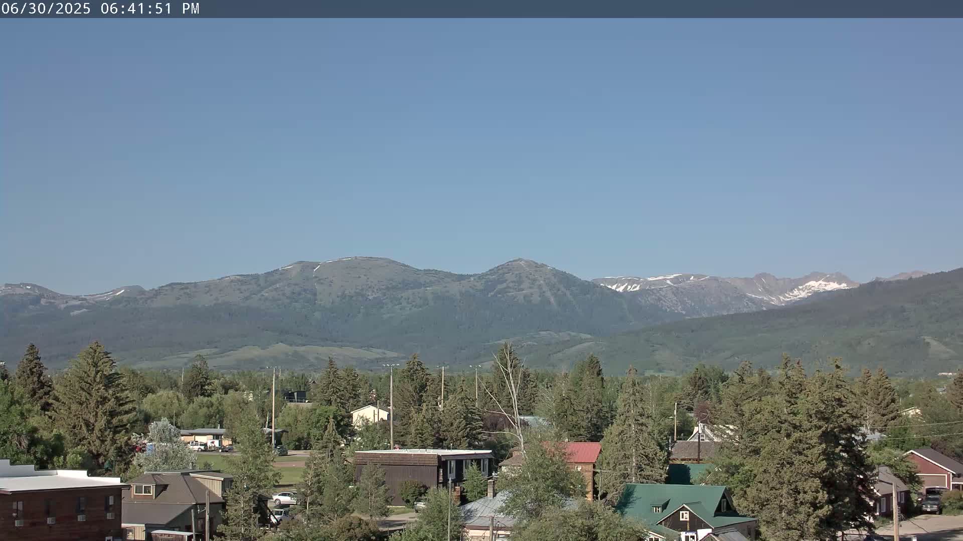 Driggs Village & Grand Targhee Habitat / Mountains Live Cam - Driggs, Teton, Idaho, USA