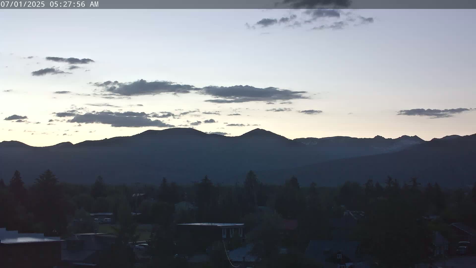 Driggs Village & Grand Targhee Habitat / Mountains Live Cam - Driggs, Teton, Idaho, USA