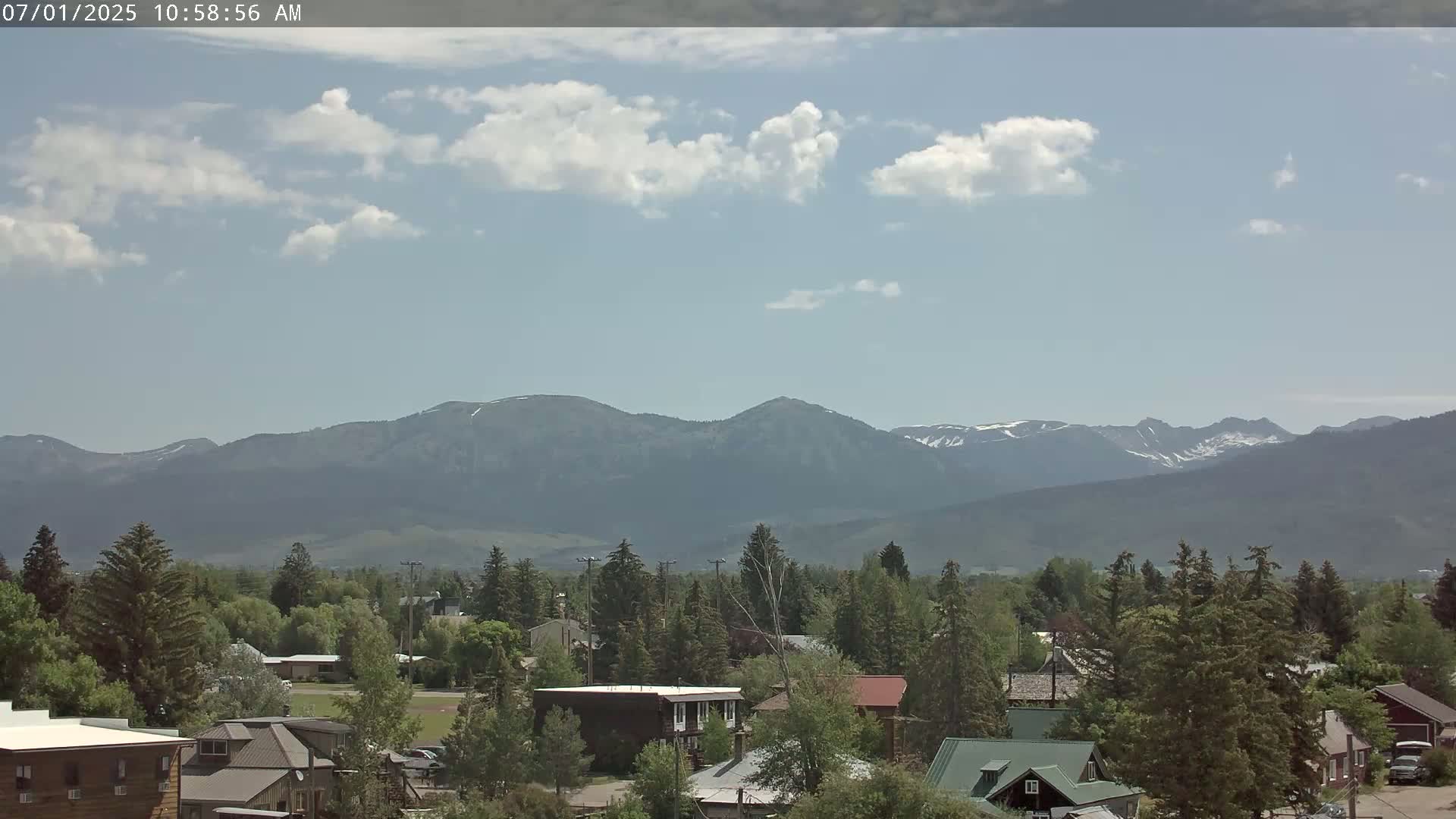 Driggs Village & Grand Targhee Habitat / Mountains Live Cam - Driggs, Teton, Idaho, USA