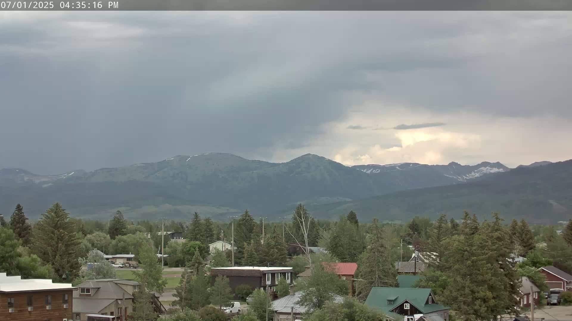 Driggs Village & Grand Targhee Habitat / Mountains Live Cam - Driggs, Teton, Idaho, USA