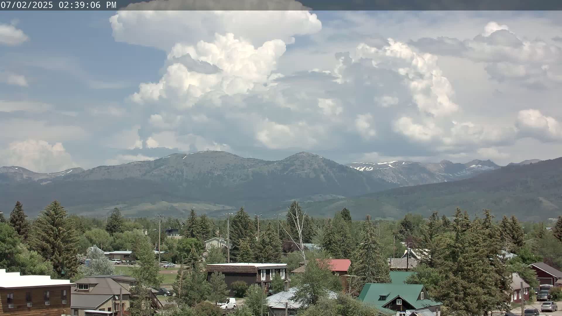Driggs Village & Grand Targhee Habitat / Mountains Live Cam - Driggs, Teton, Idaho, USA