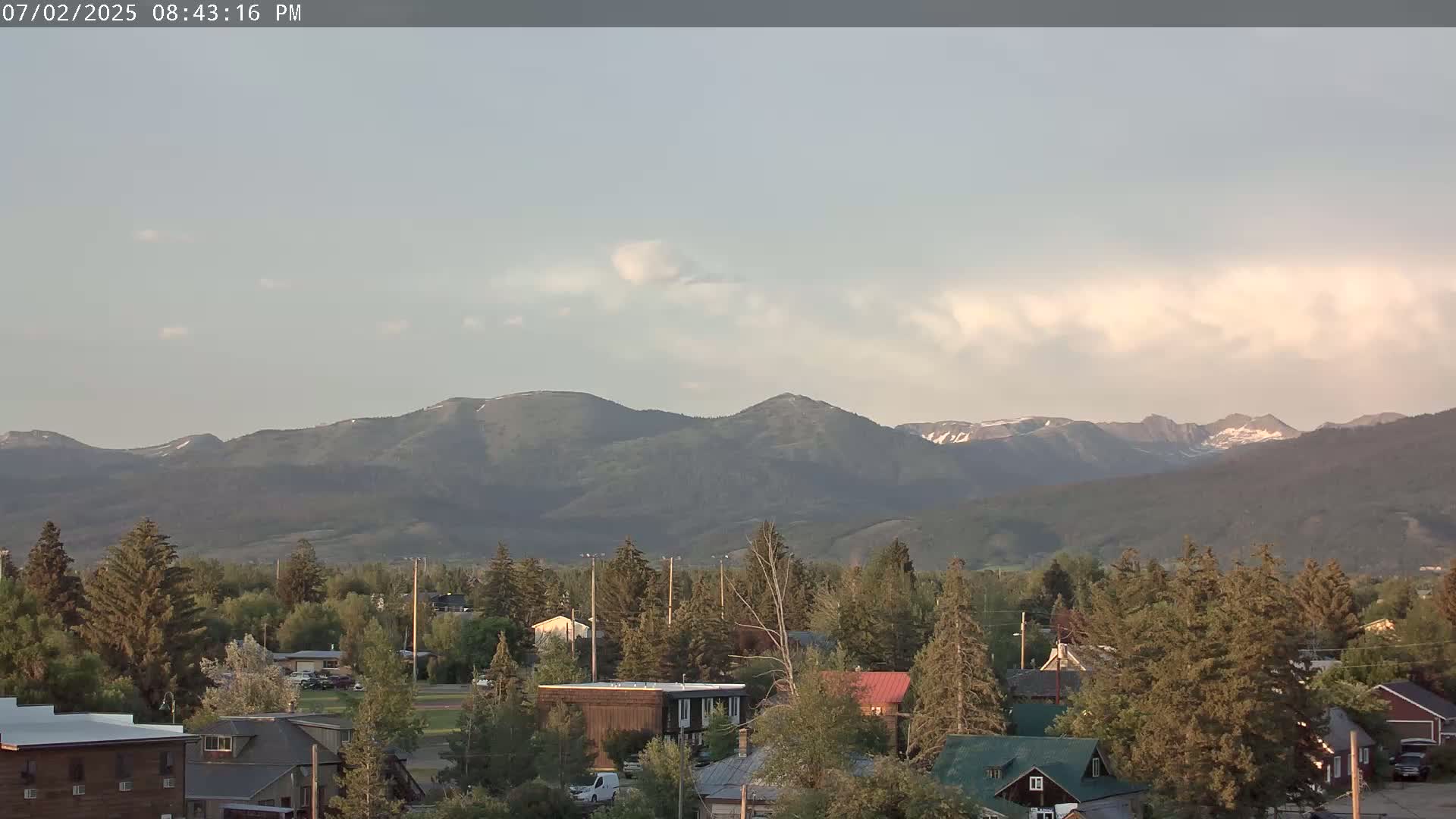 Driggs Village & Grand Targhee Habitat / Mountains Live Cam - Driggs, Teton, Idaho, USA