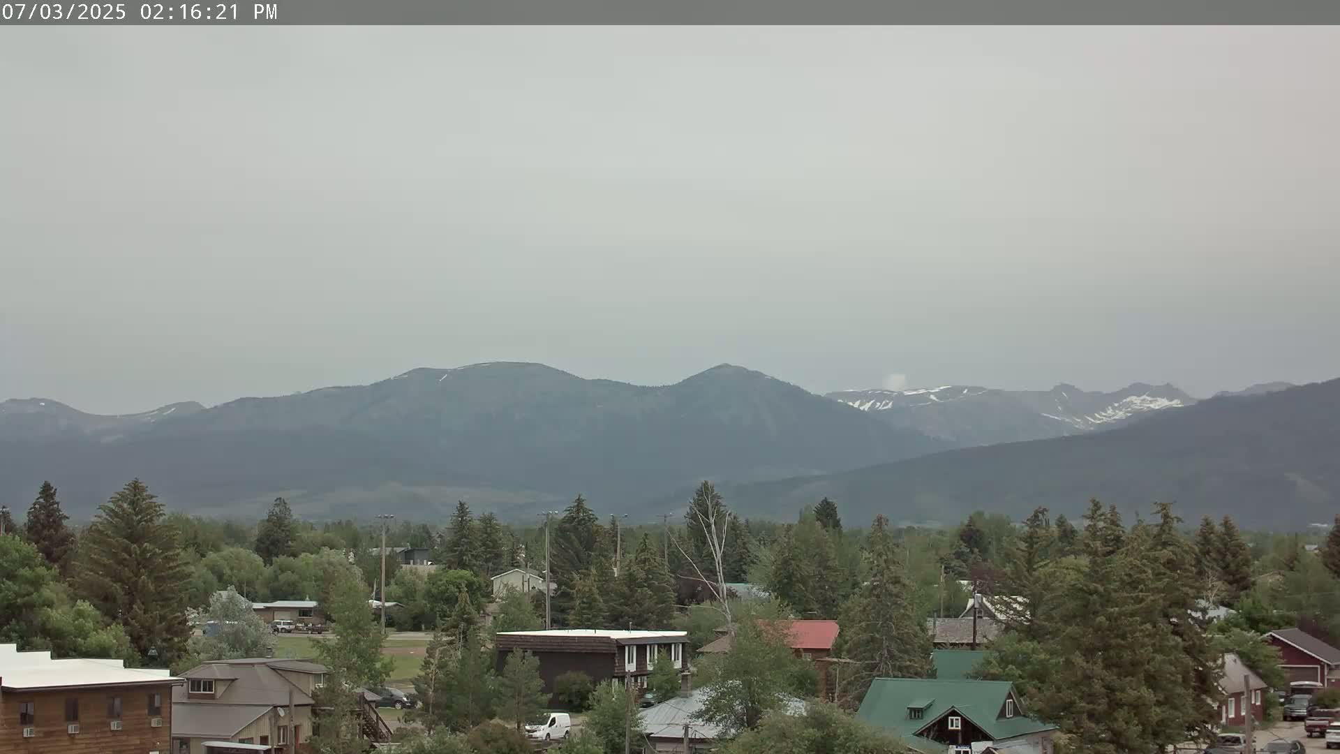 Driggs Village & Grand Targhee Habitat / Mountains Live Cam - Driggs, Teton, Idaho, USA
