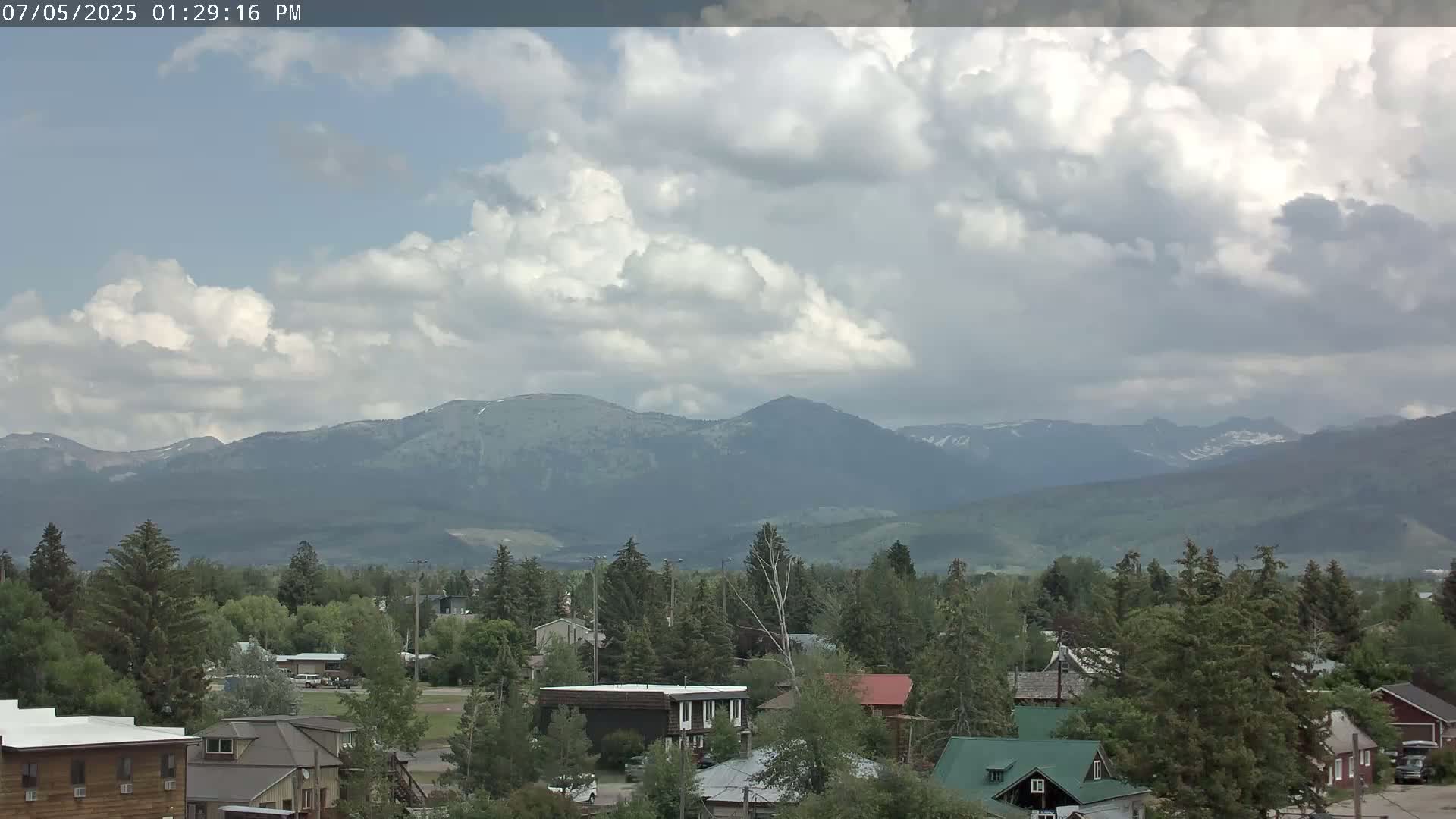 Driggs Village & Grand Targhee Habitat / Mountains Live Cam - Driggs, Teton, Idaho, USA