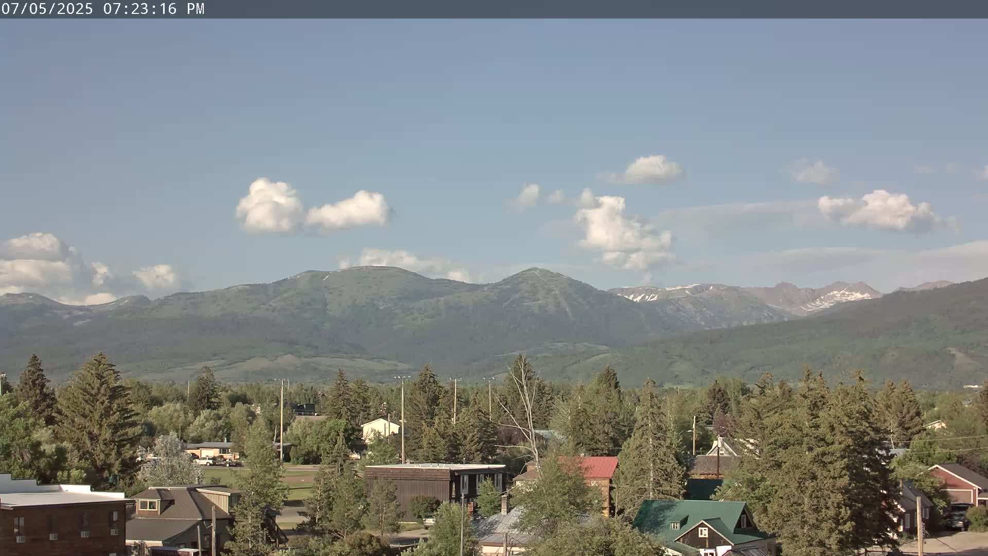 Driggs Village & Grand Targhee Habitat / Mountains Live Cam - Driggs, Teton, Idaho, USA