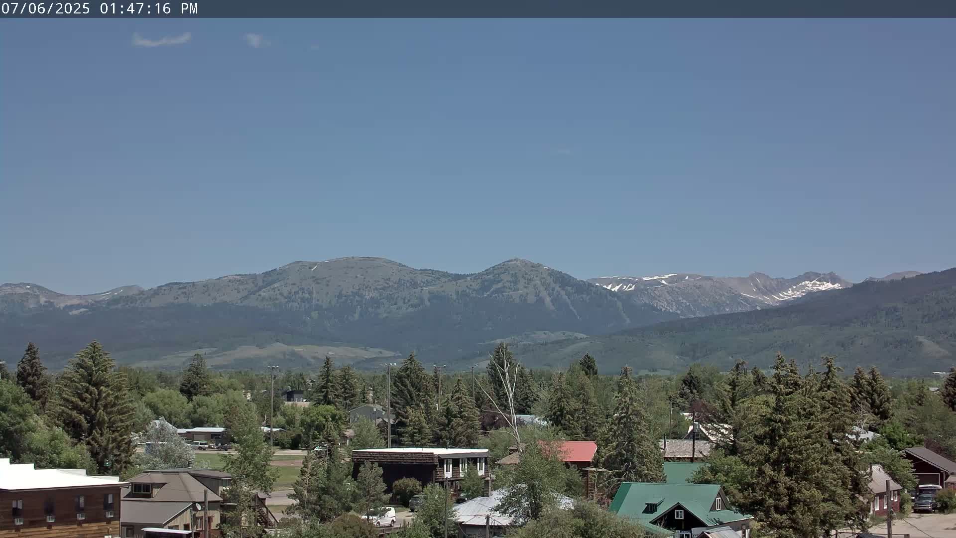 Driggs Village & Grand Targhee Habitat / Mountains Live Cam - Driggs, Teton, Idaho, USA