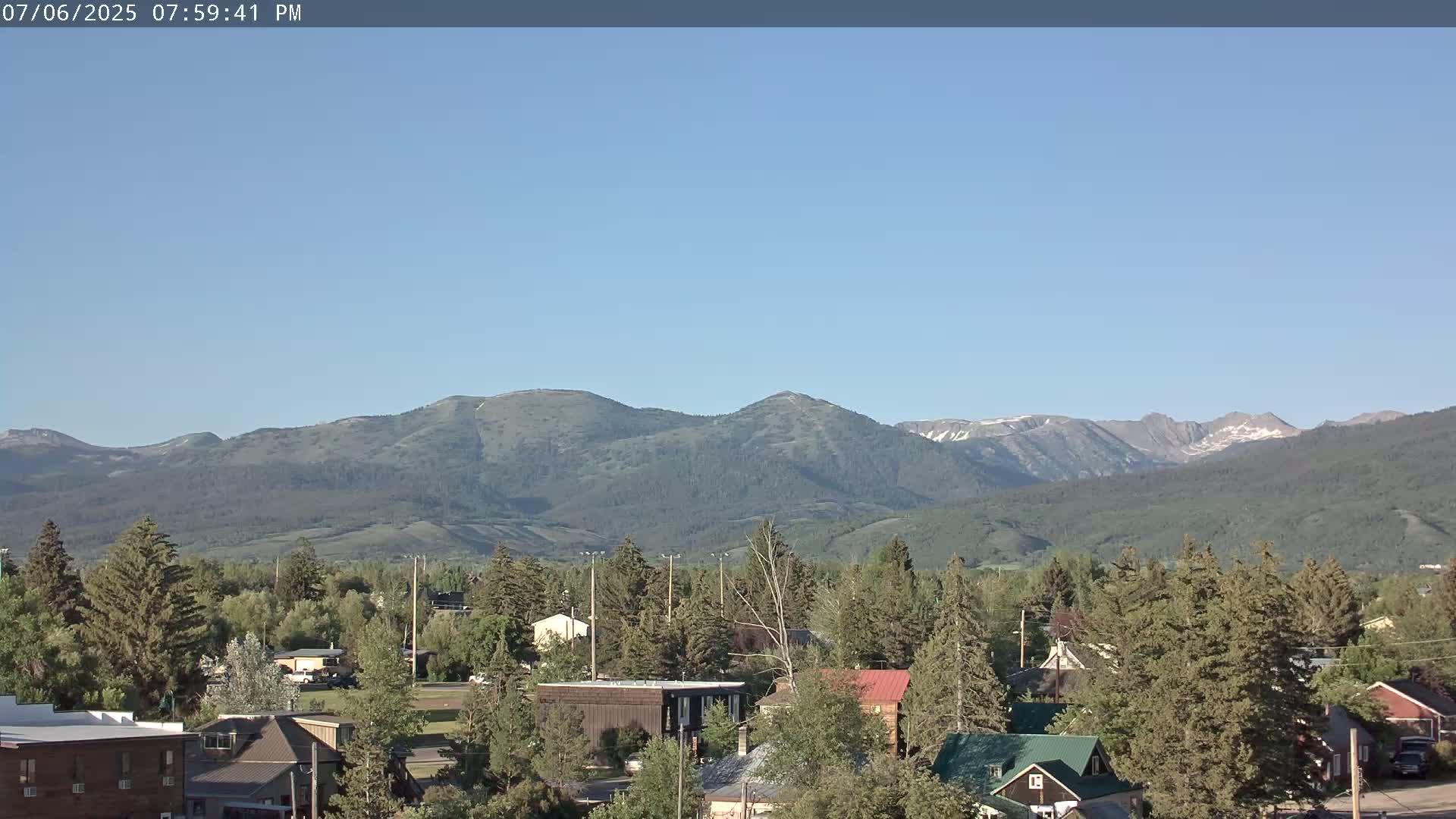 Driggs Village & Grand Targhee Habitat / Mountains Live Cam - Driggs, Teton, Idaho, USA