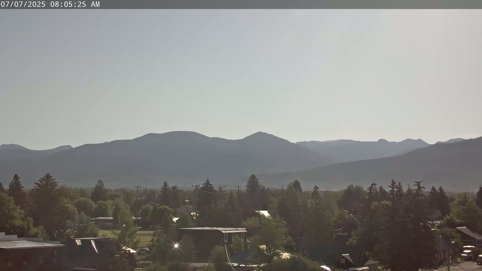Driggs Village & Grand Targhee Habitat / Mountains Live Cam - Driggs, Teton, Idaho, USA