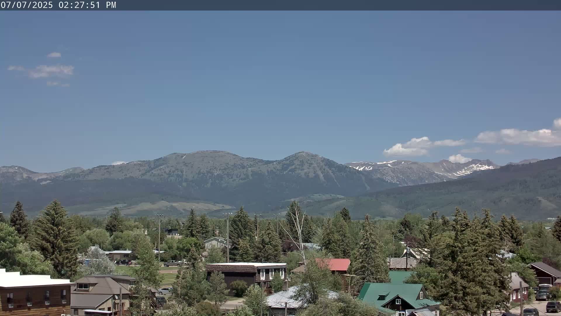 Driggs Village & Grand Targhee Habitat / Mountains Live Cam - Driggs, Teton, Idaho, USA