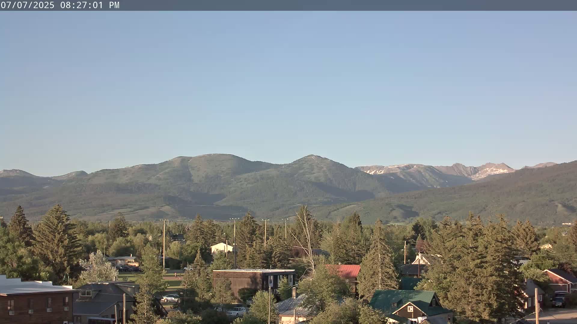 Driggs Village & Grand Targhee Habitat / Mountains Live Cam - Driggs, Teton, Idaho, USA