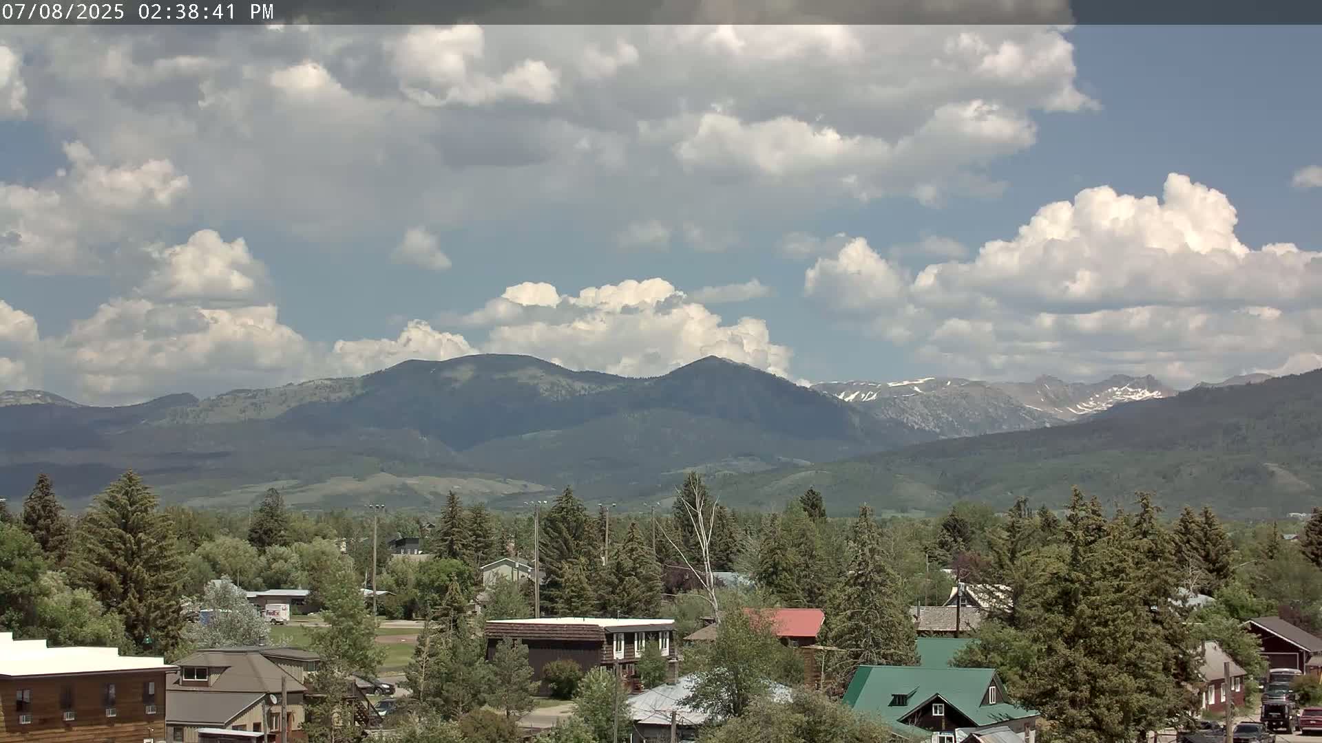 Driggs Village & Grand Targhee Habitat / Mountains Live Cam - Driggs, Teton, Idaho, USA