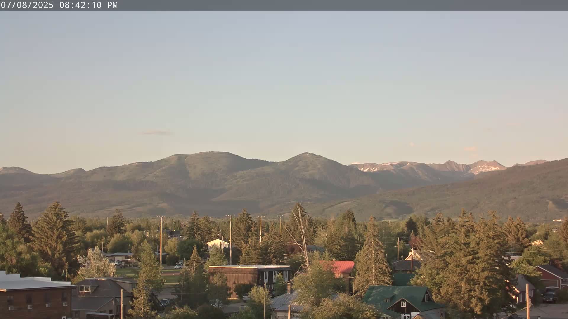 Driggs Village & Grand Targhee Habitat / Mountains Live Cam - Driggs, Teton, Idaho, USA