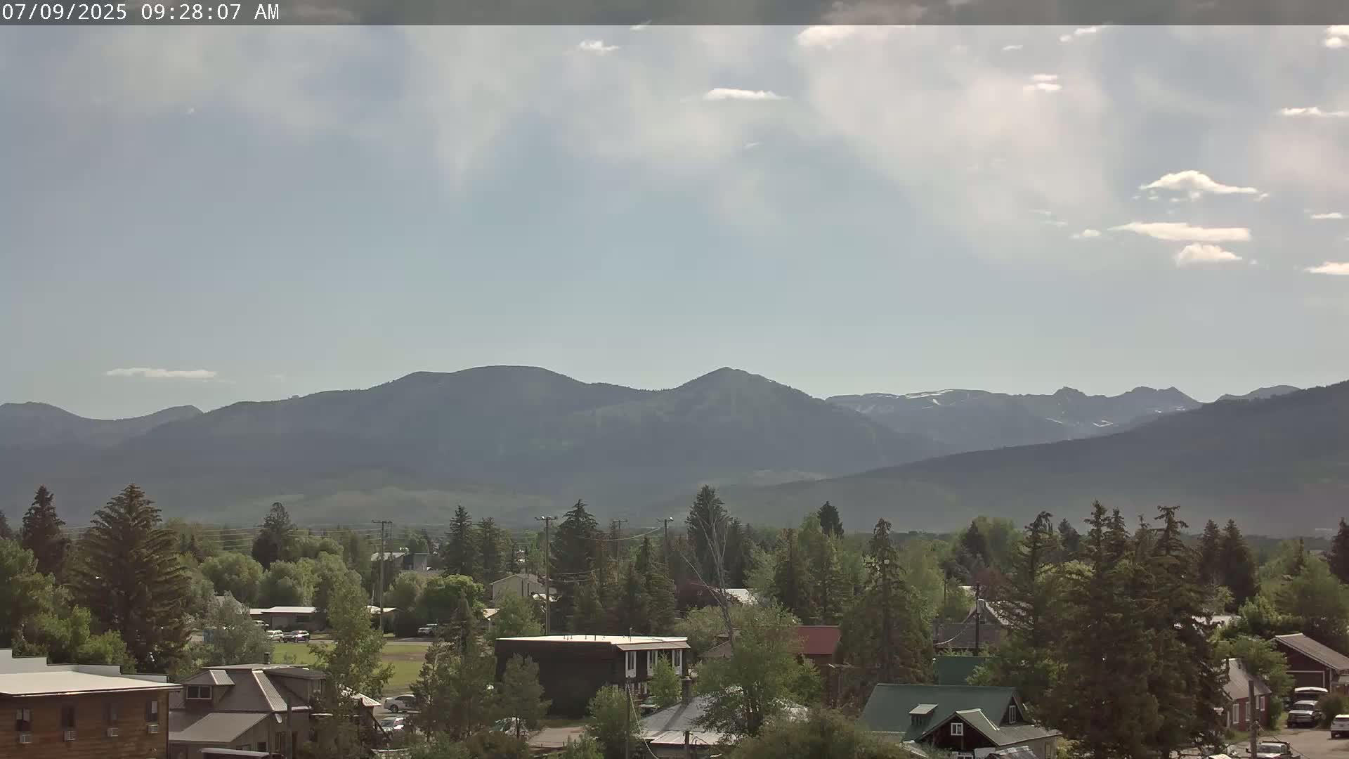 Driggs Village & Grand Targhee Habitat / Mountains Live Cam - Driggs, Teton, Idaho, USA