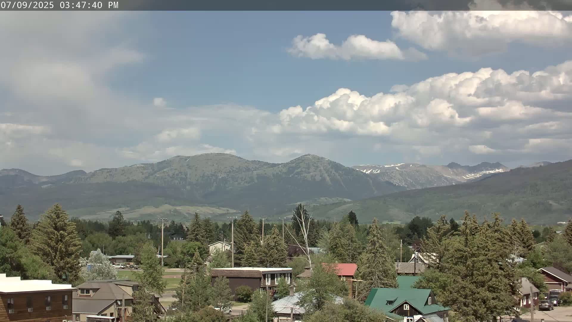 Driggs Village & Grand Targhee Habitat / Mountains Live Cam - Driggs, Teton, Idaho, USA