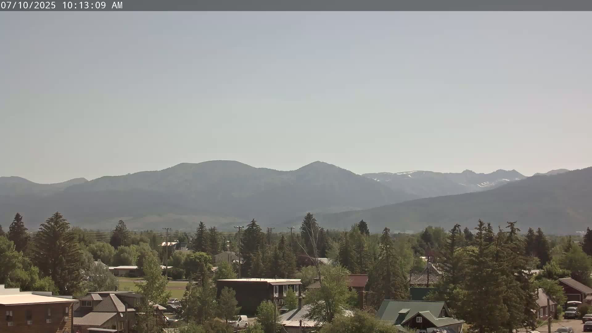 Driggs Village & Grand Targhee Habitat / Mountains Live Cam - Driggs, Teton, Idaho, USA