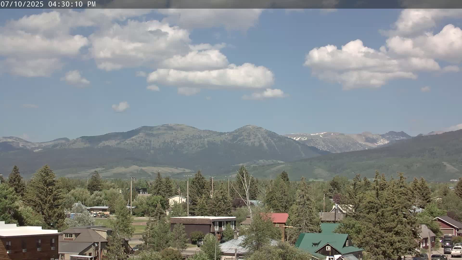 Driggs Village & Grand Targhee Habitat / Mountains Live Cam - Driggs, Teton, Idaho, USA